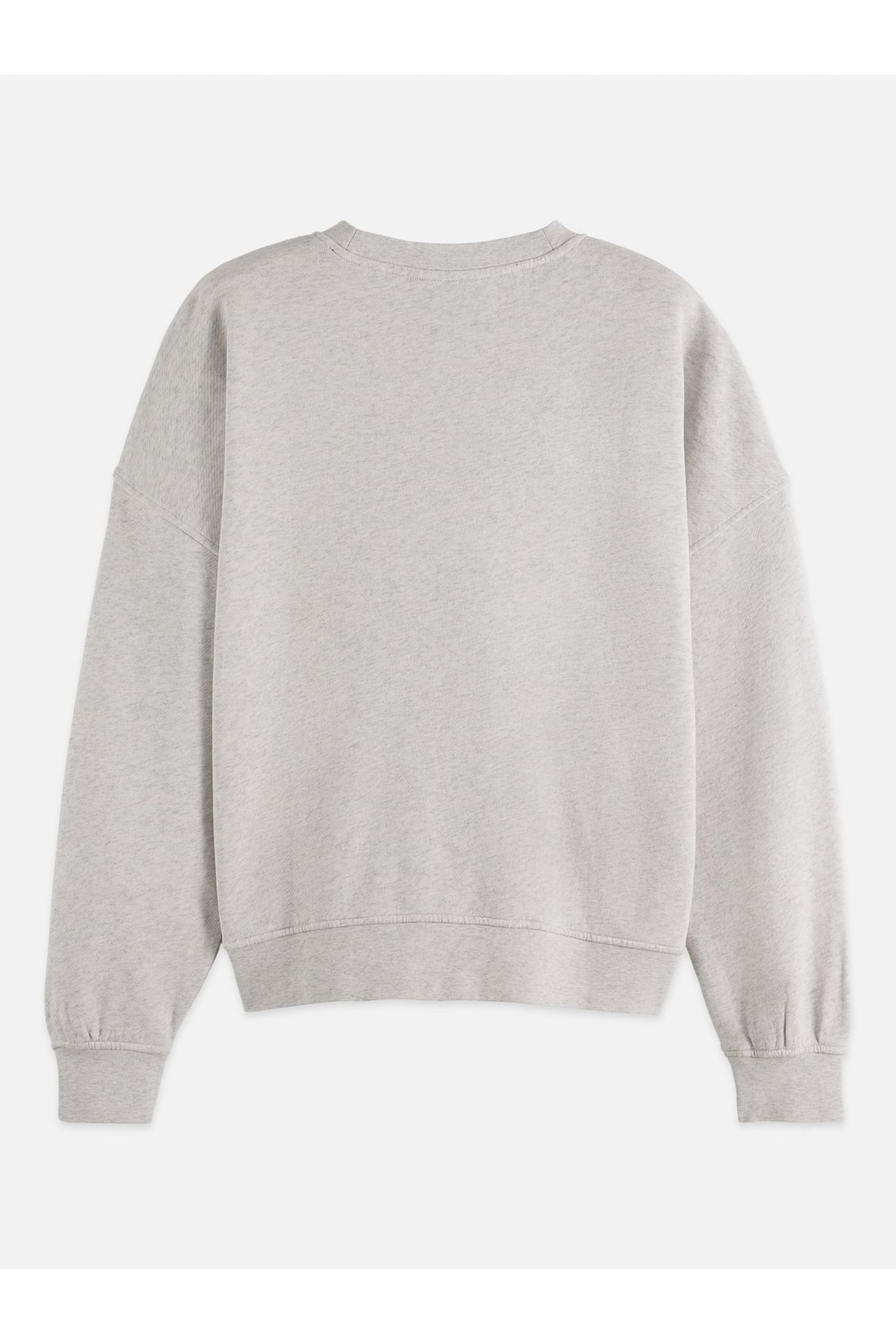 DENIM GRAPHIC OVERSIZED FIT SWEATSHIRT GREY MELANGE 5
