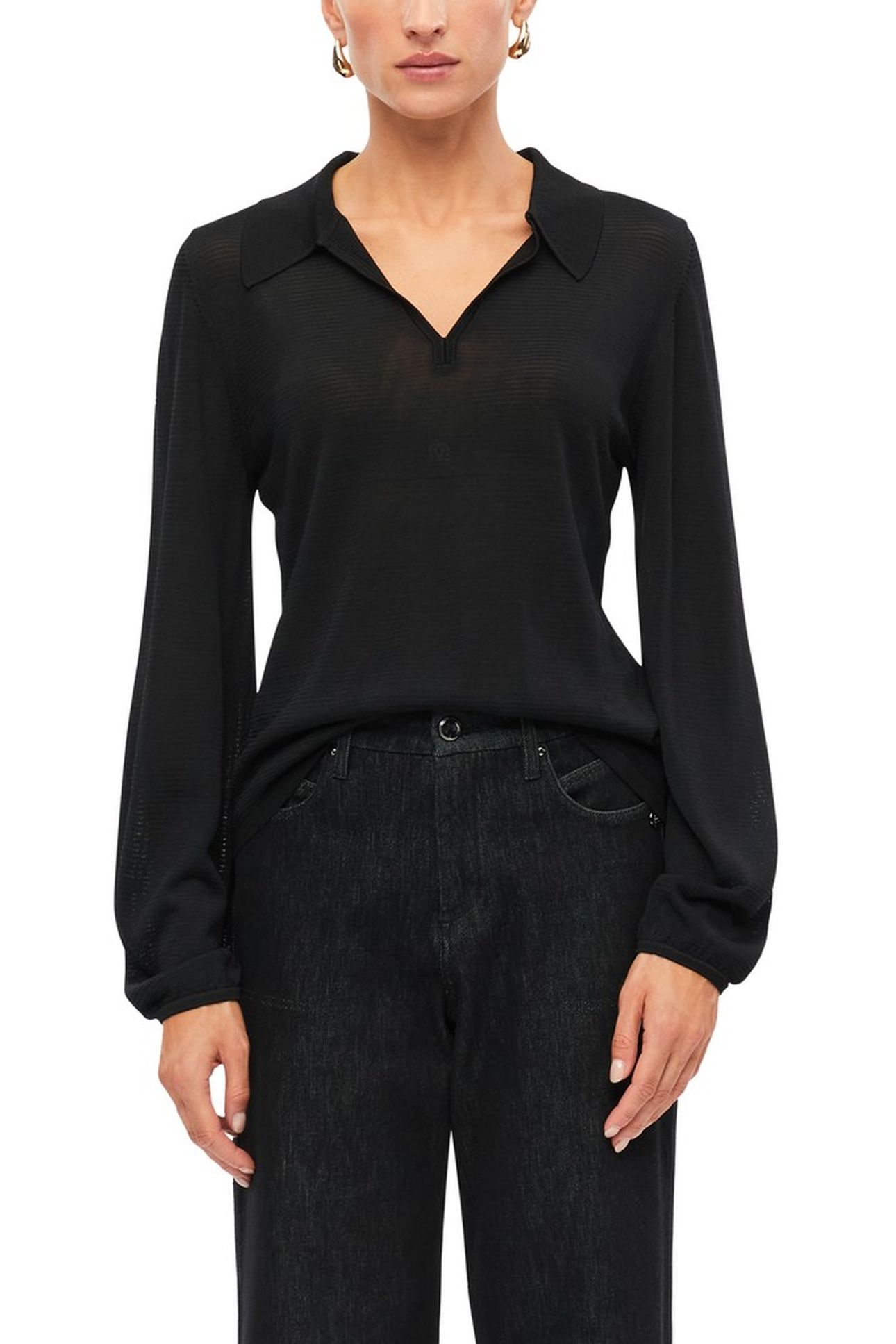 S.OLIVER PULLOVERS BLACK 1