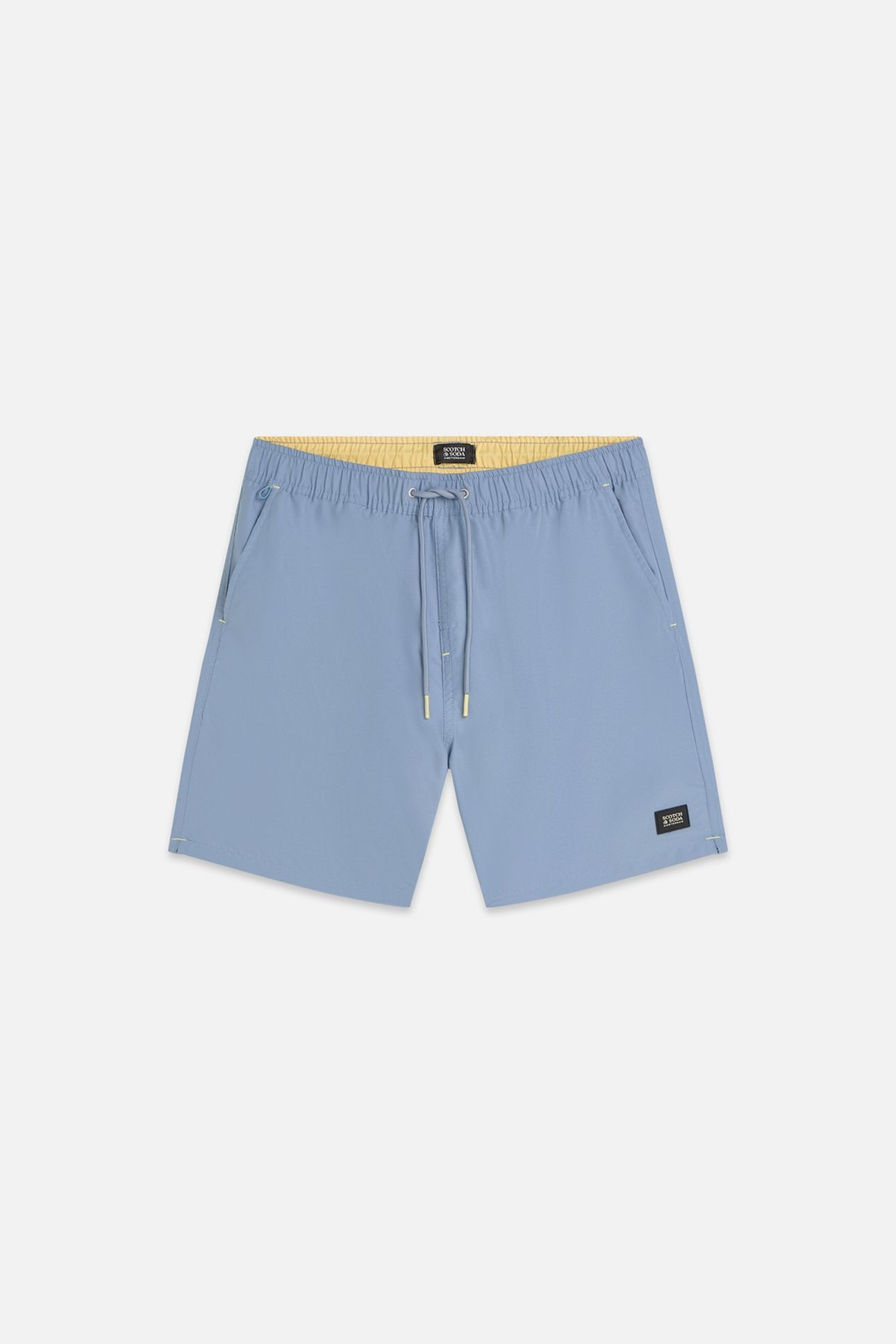 SOLID MIDLENGTH SWIM SHORTS MEDIUM BLUE 4
