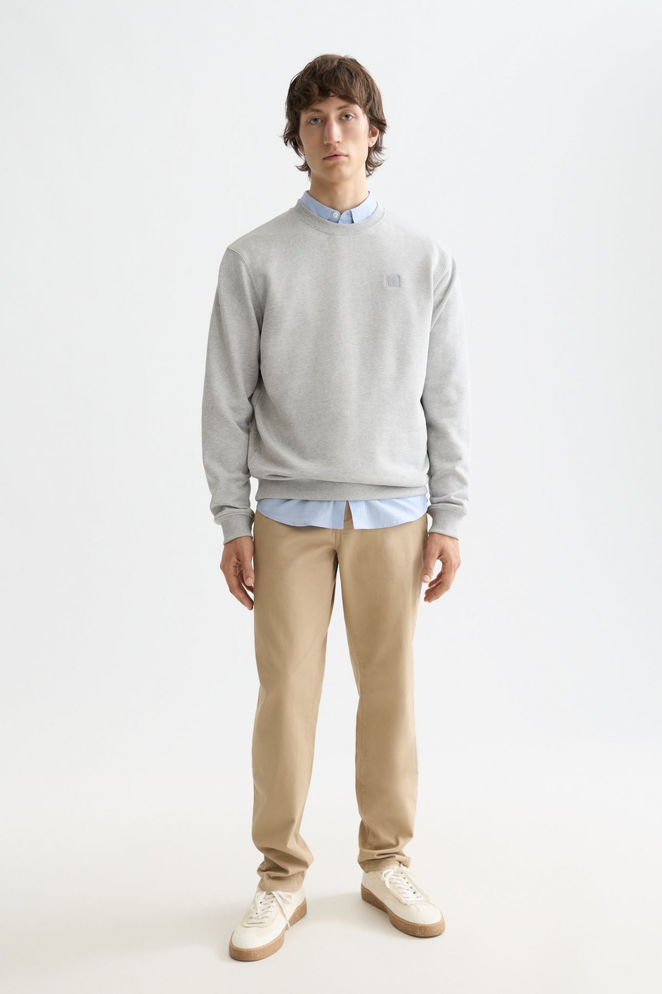 STUART COTTON-BLEND TWILL CHINO MEDIUM BEIGE 3