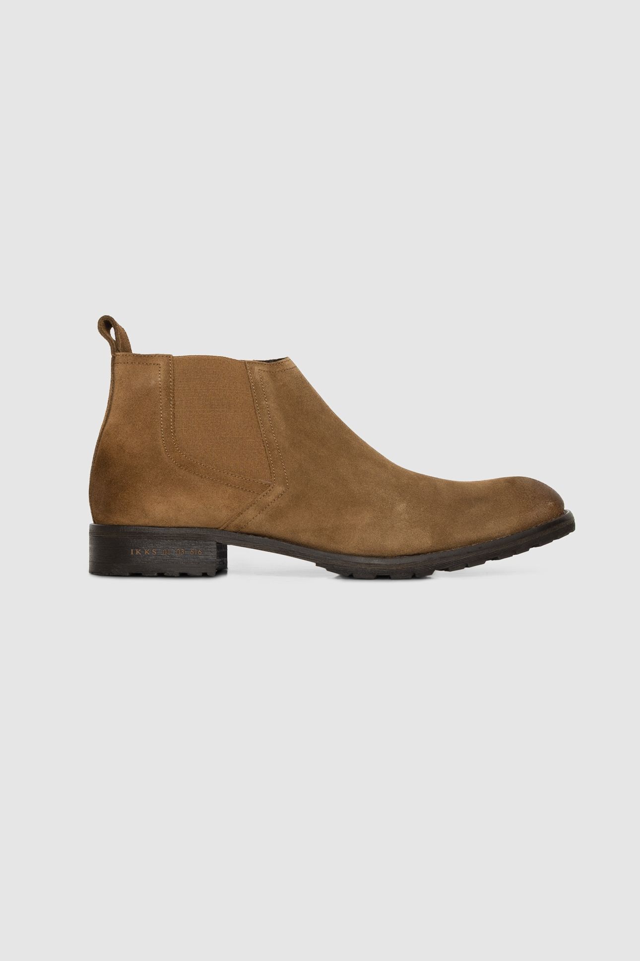 BROWN SUEDE LOW UPPER CHELSEA BOOTS 1