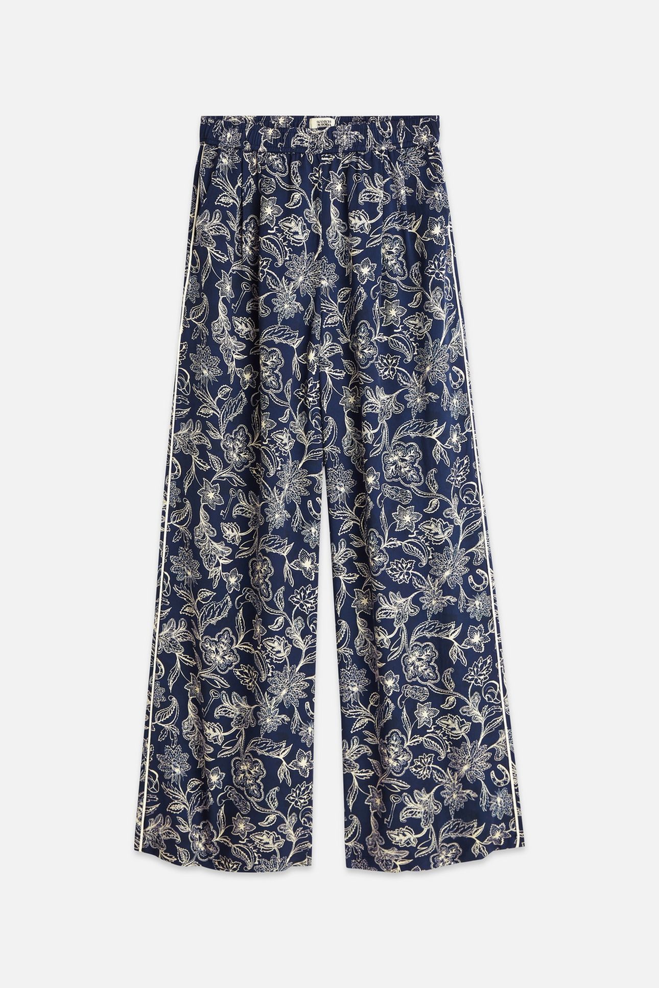 ELENI - ALL OVER PRINTED HIGH RISE WIDE LEG PULL ON PANTS LU 1