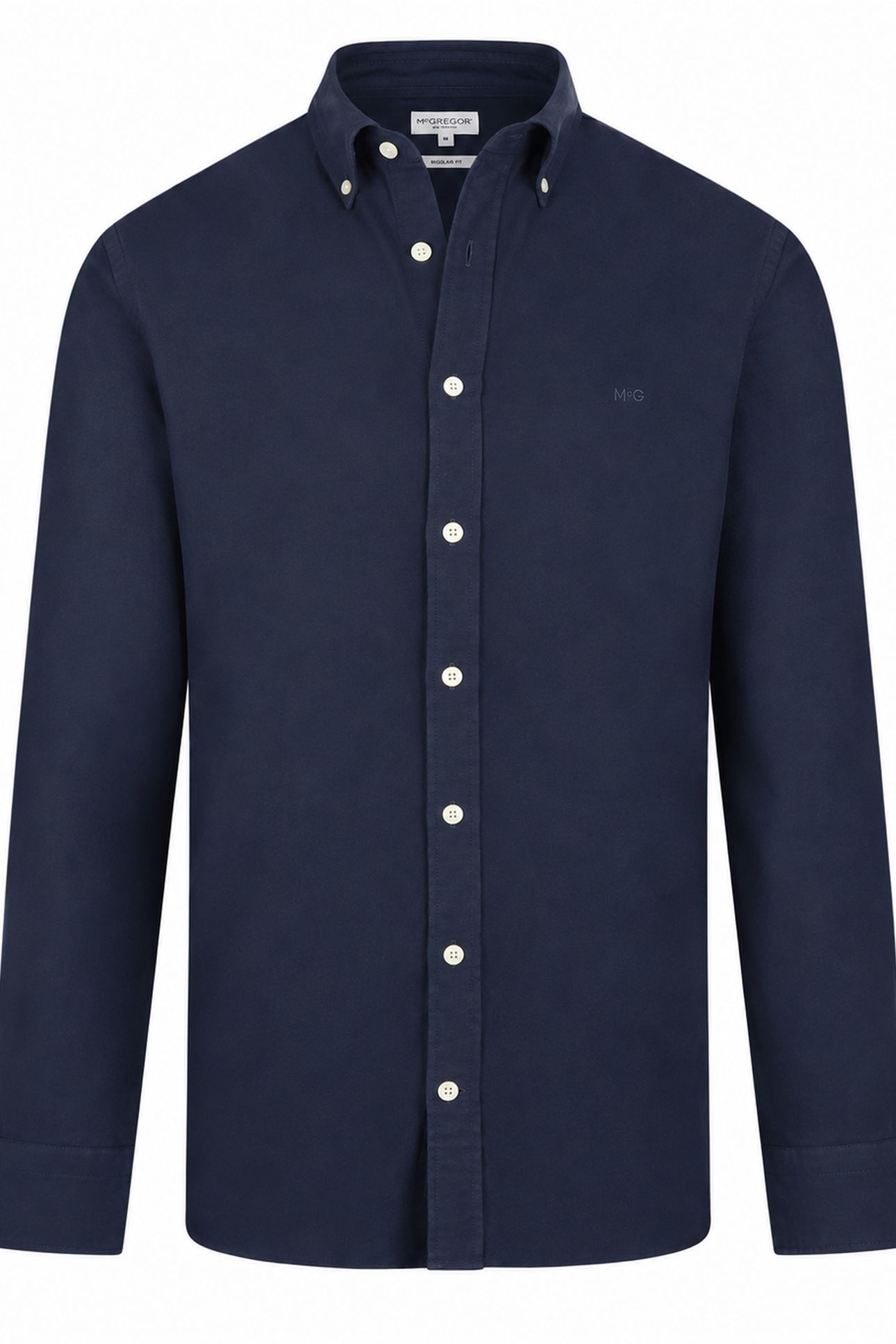 FLANNEL OXFORD SHIRT NAVY 1