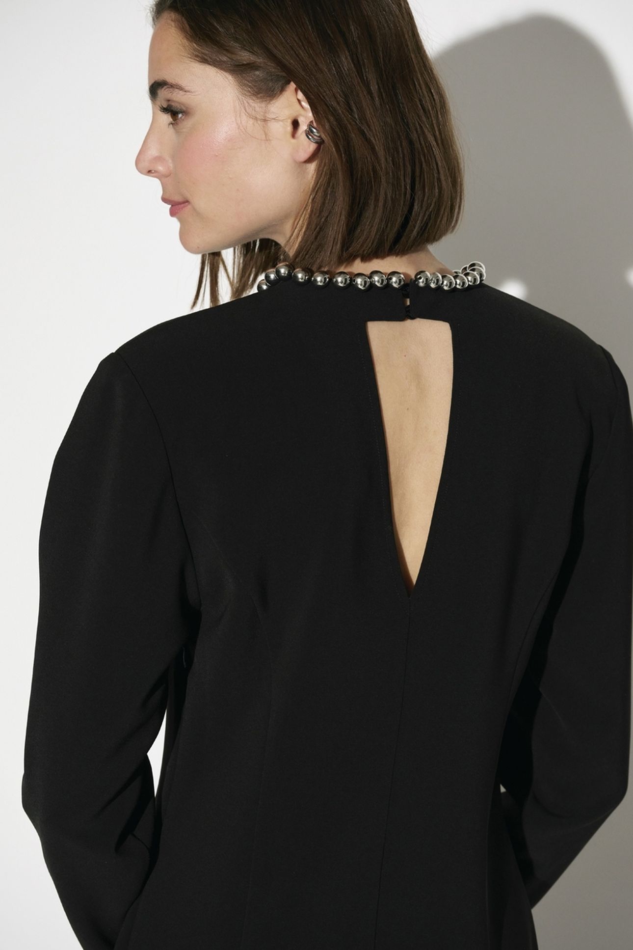 VEON BEAD DRESS RAVEN 6
