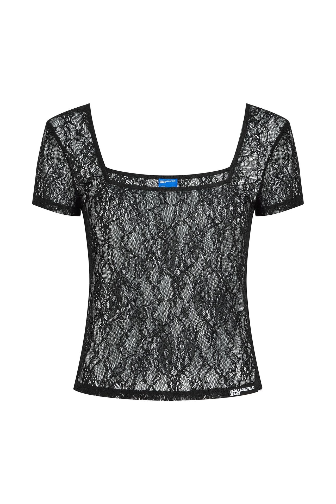 KLJ SS LACE TOP BLACK 4