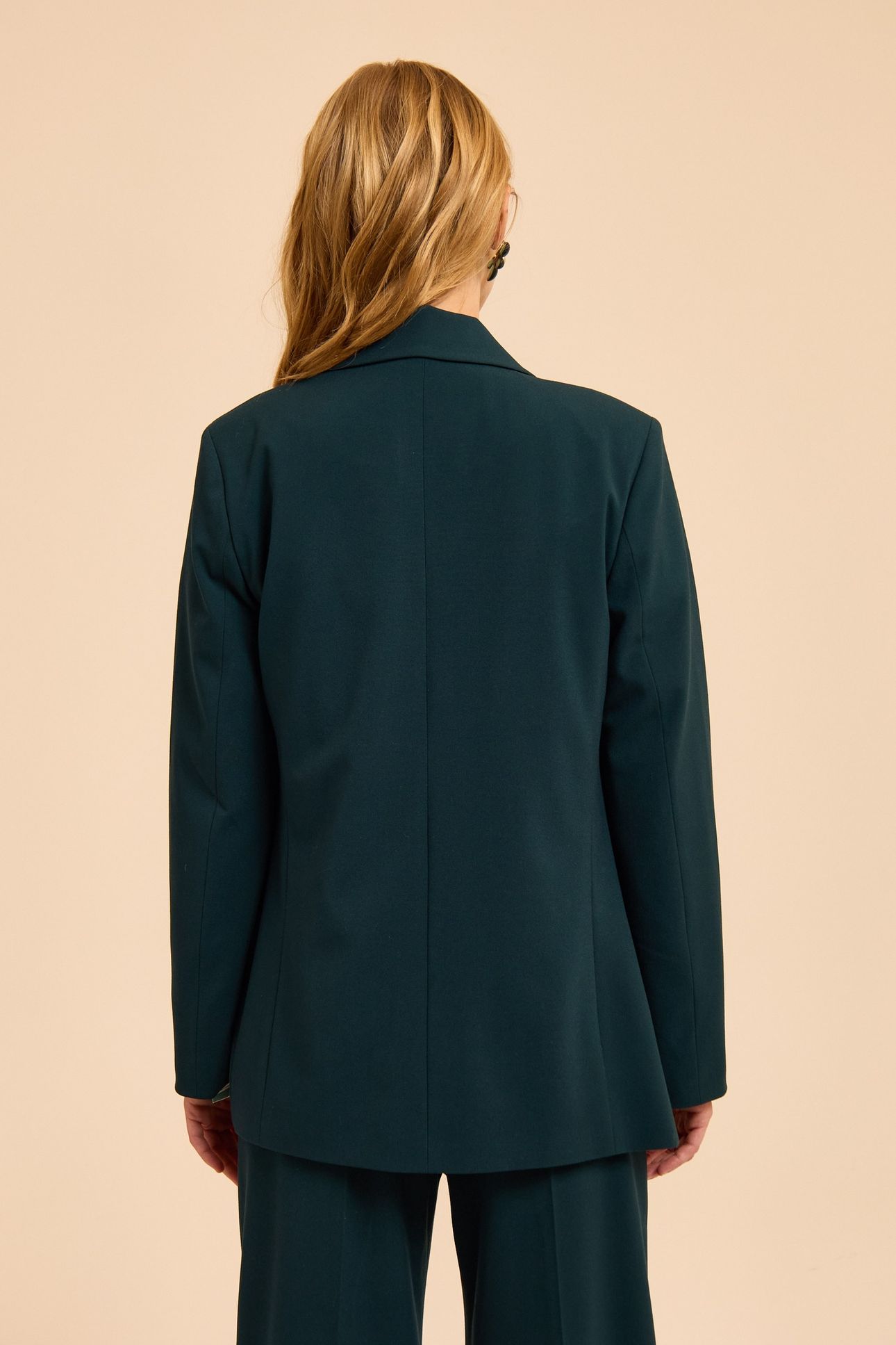 GREEN DOUBLE-BREASTED SUIT JACKET EMMA 2