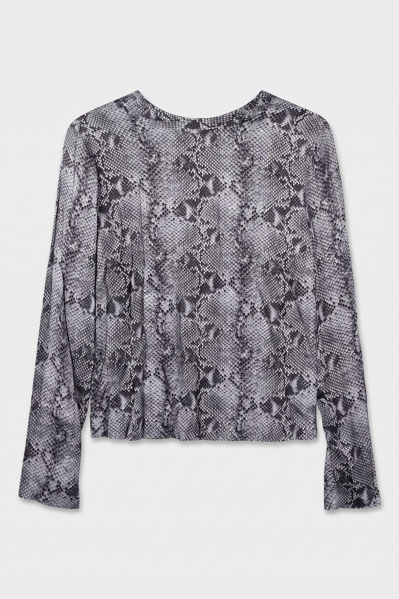 PYTHON DRAPE BACK ECRU/WETGREY/BLACK 3