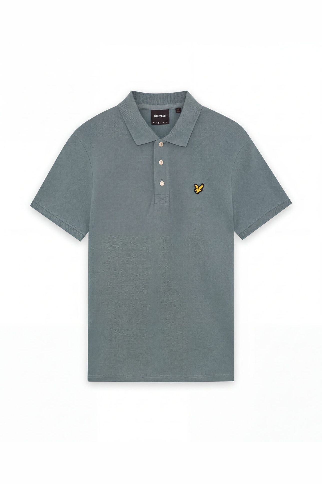 PLAIN POLO SHIRT SILVER PINE 4