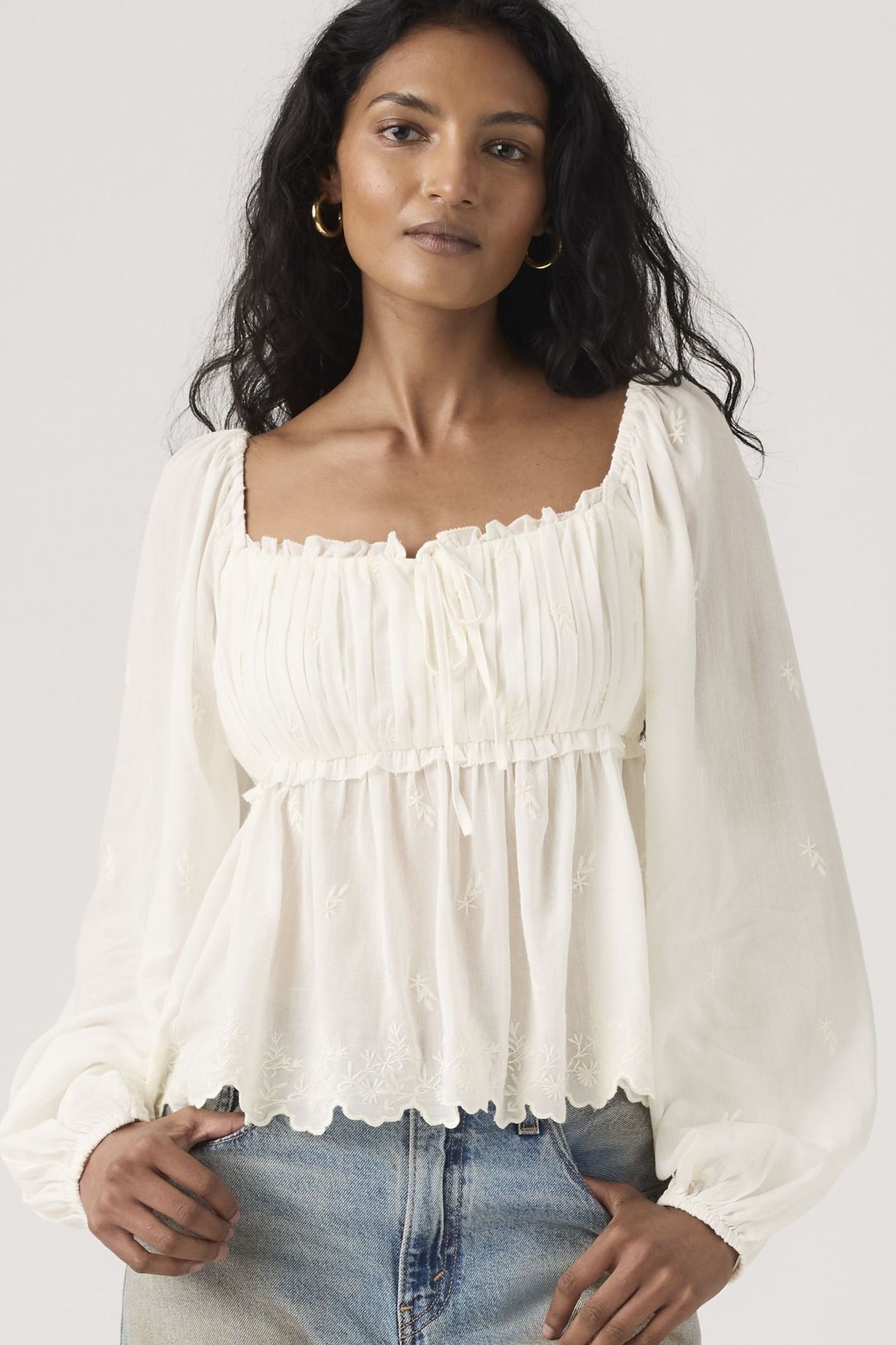 OTTIE LONG SLEEVE BOHO BLOUSE 3