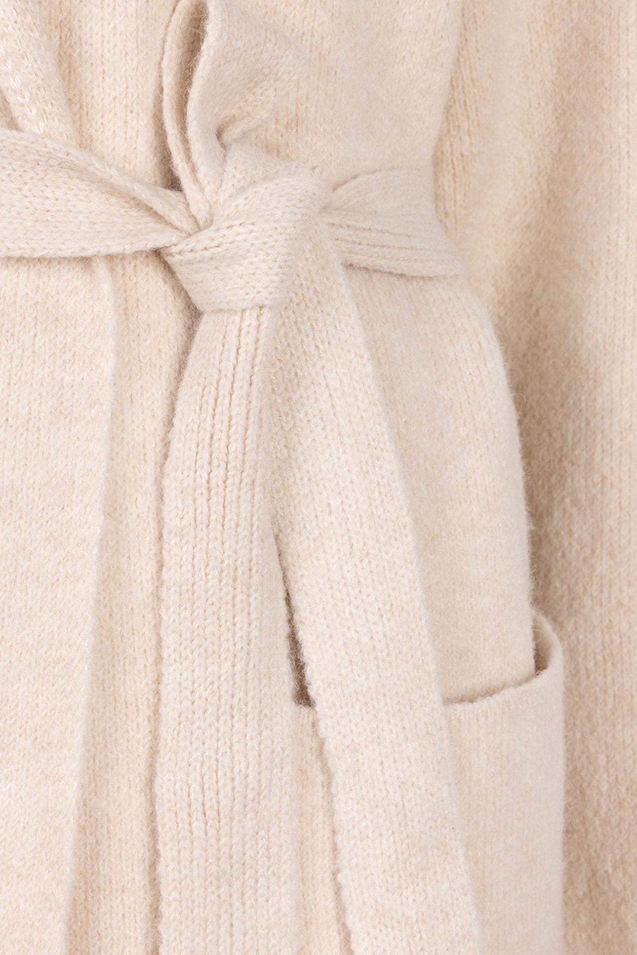 CARDIGAN LONG POCKETS LIGHT SAND 3