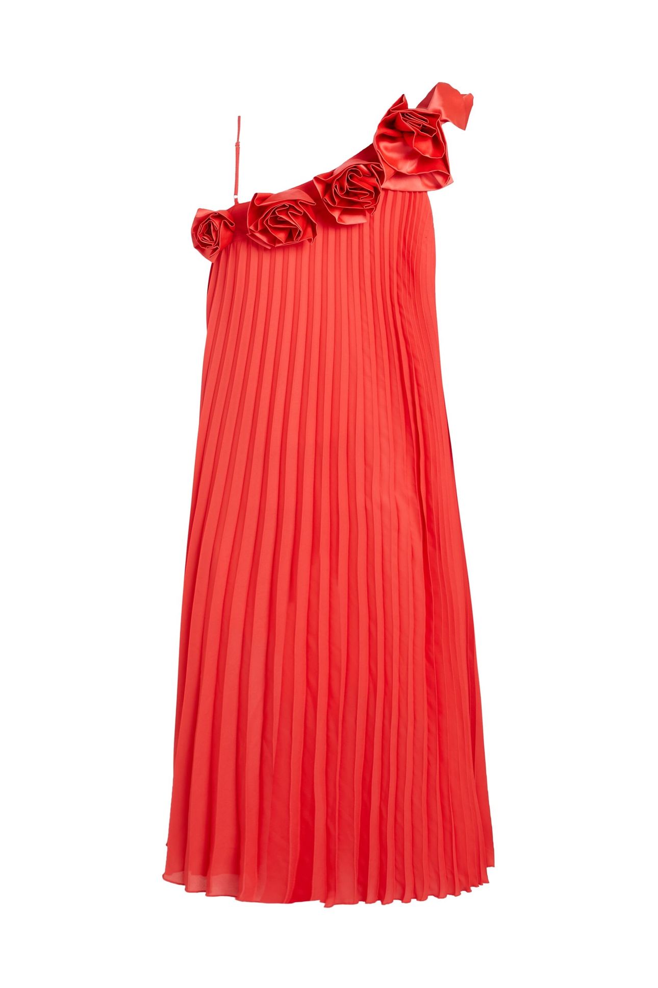 KARL STUDIO PLEATED DRESS HIBISCUS 6