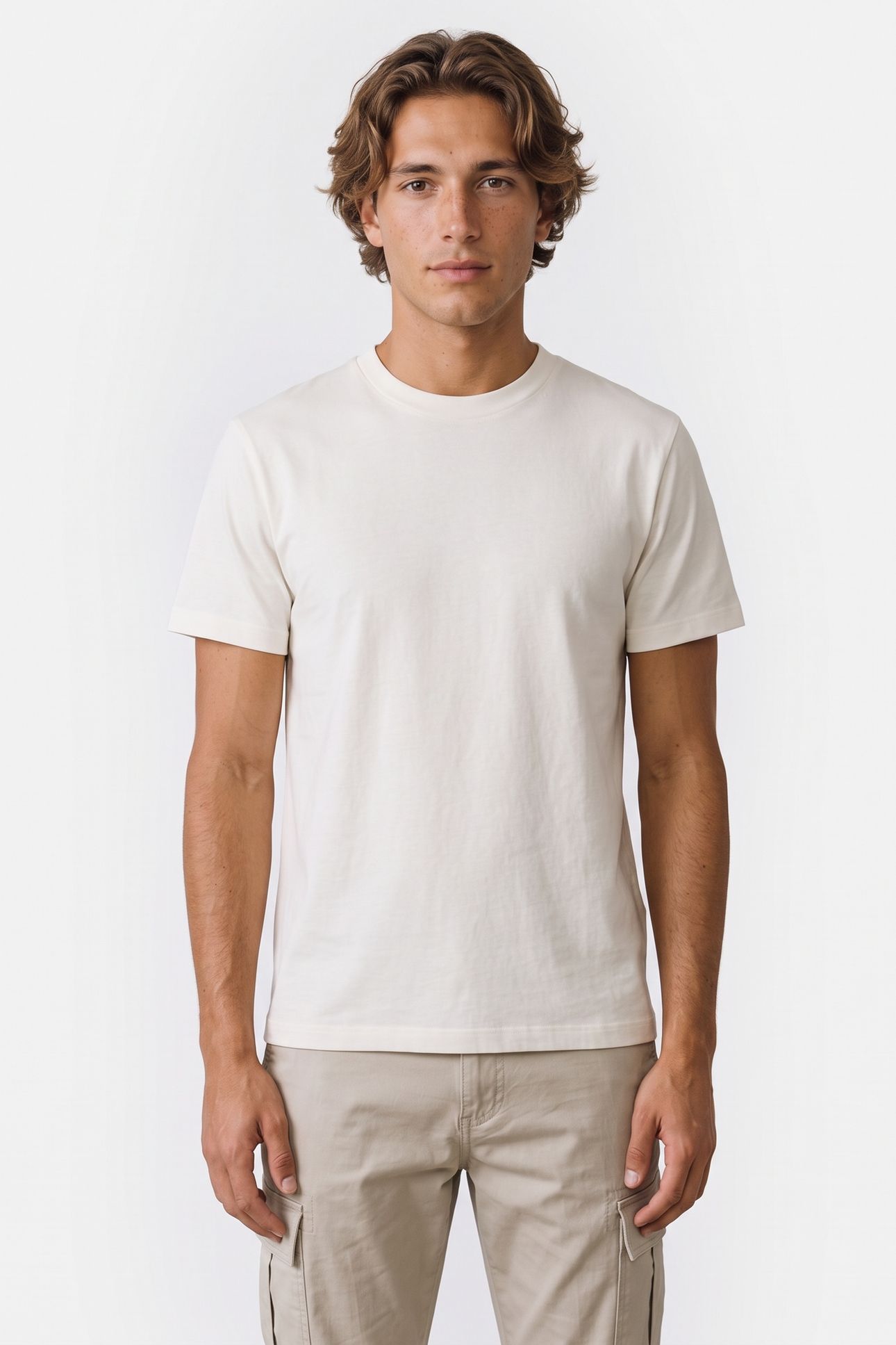 UNISEX T-SHIRT SHORT SLEEVE OFF-WHITE 3