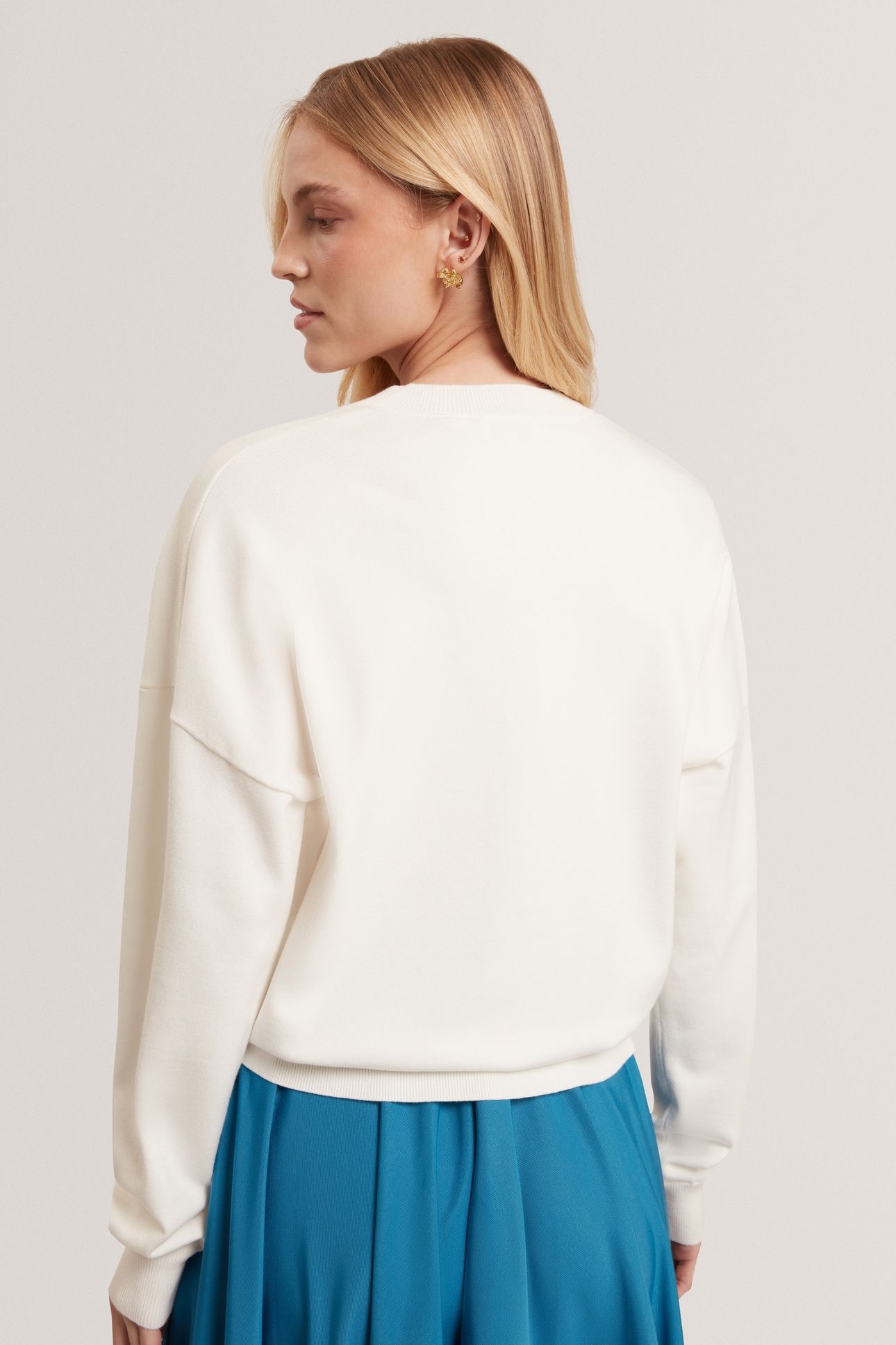 ORGANZA APPLIQUE CARDIGAN IVORY 2