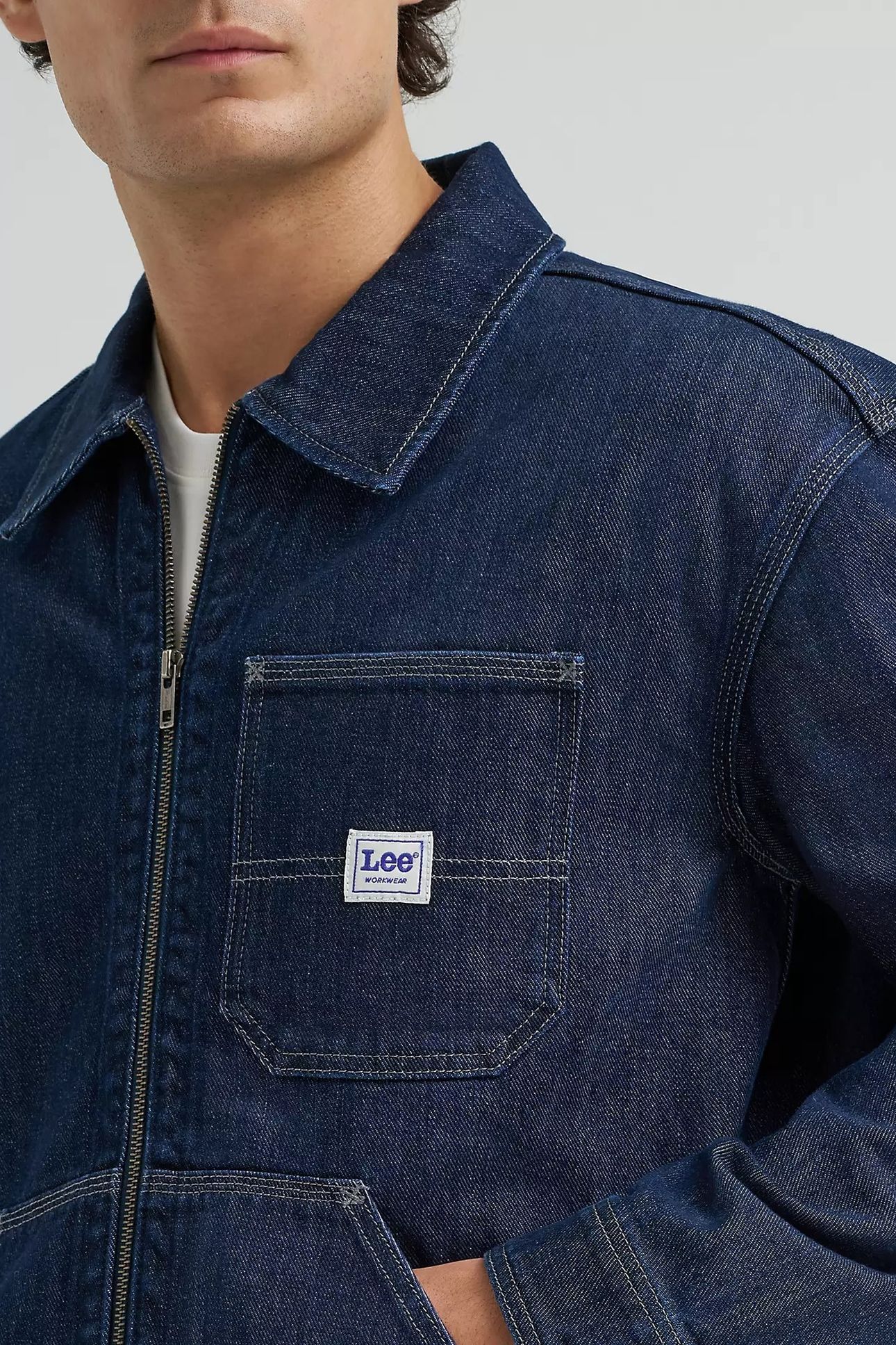 91W WORKWEAR JKT CYRUS REGULAR DENIM BLUE 5
