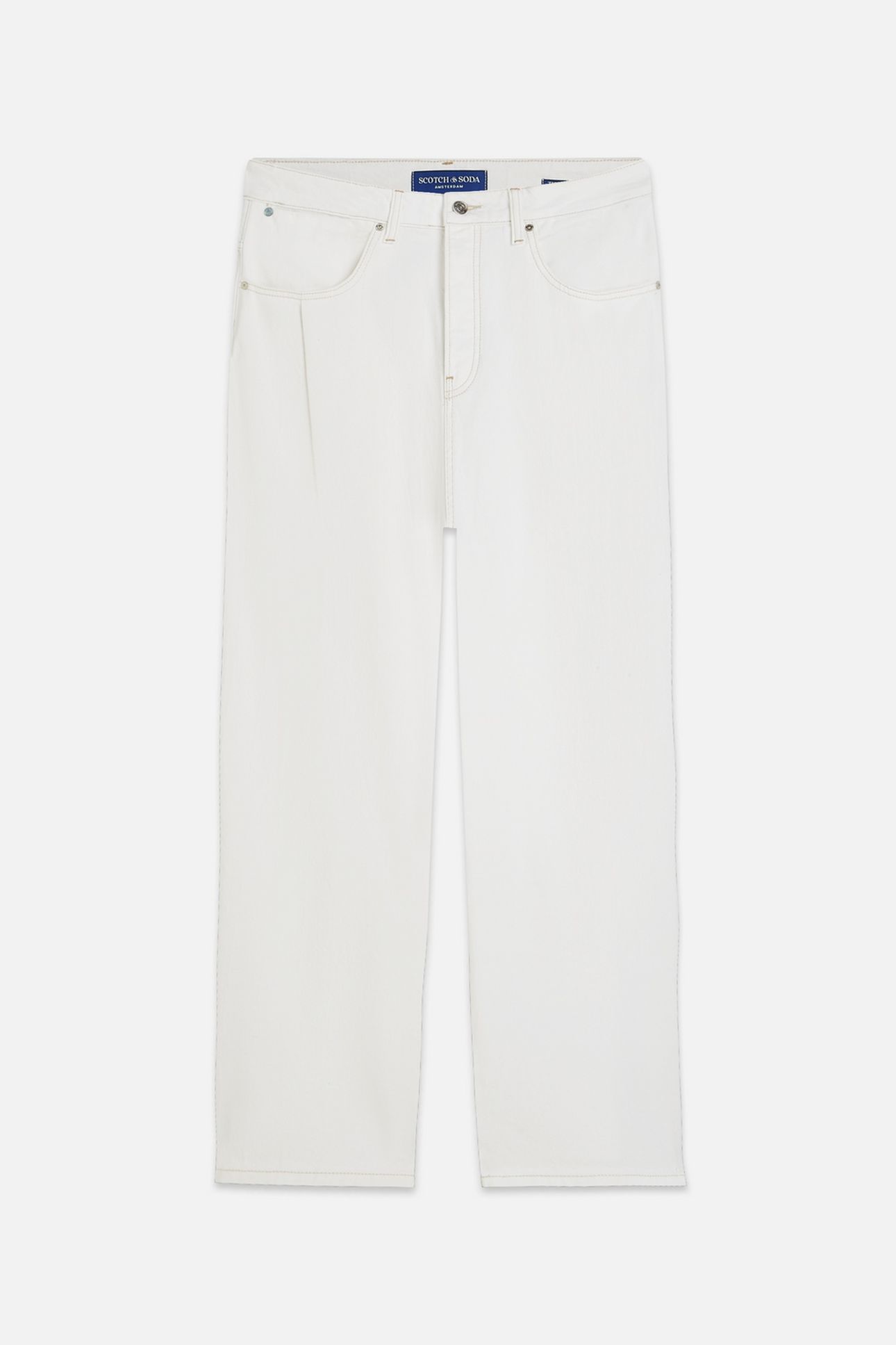 THE DAZE SUPER WIDE LEG JEANS WHITE/PASTEL 4