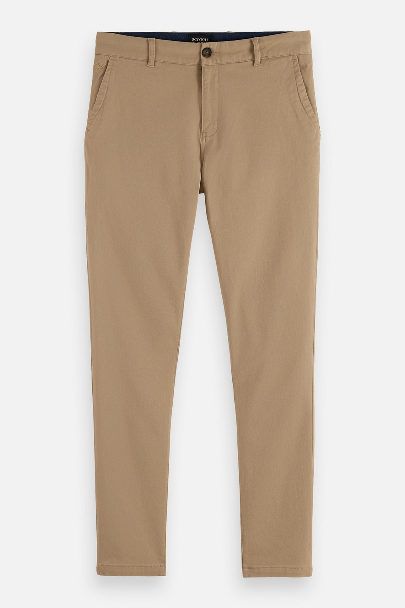 MOTT COTTON-BLEND TWILL CHINO MEDIUM BEIGE 4