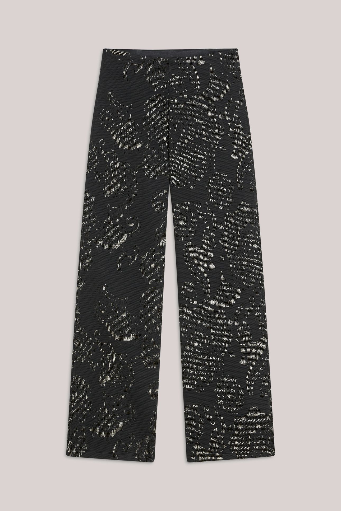 TROUSERS ORNAMENTAL JACQUARD BLACKS 3