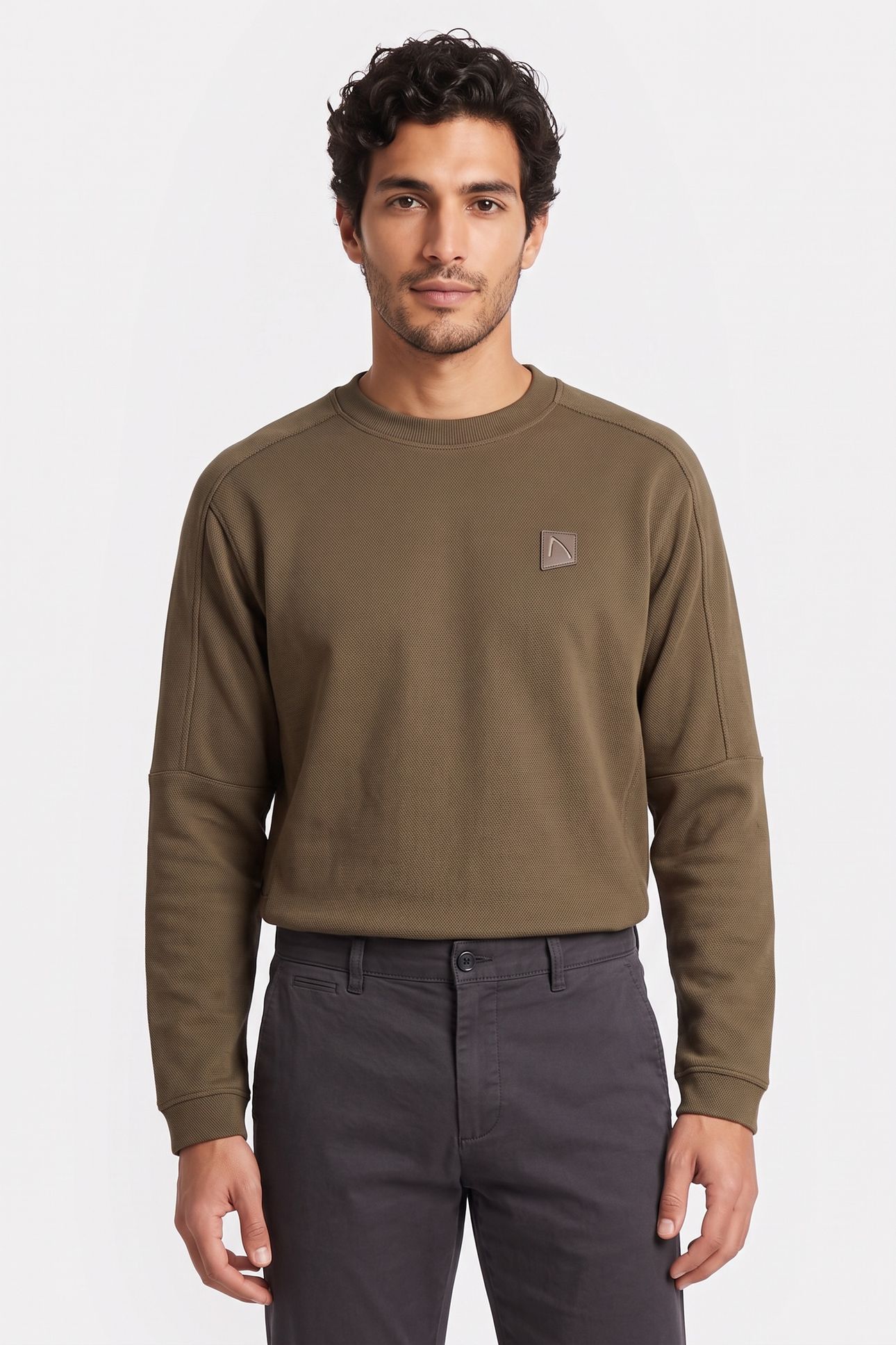SWEATER DAX STONE GRAY 1