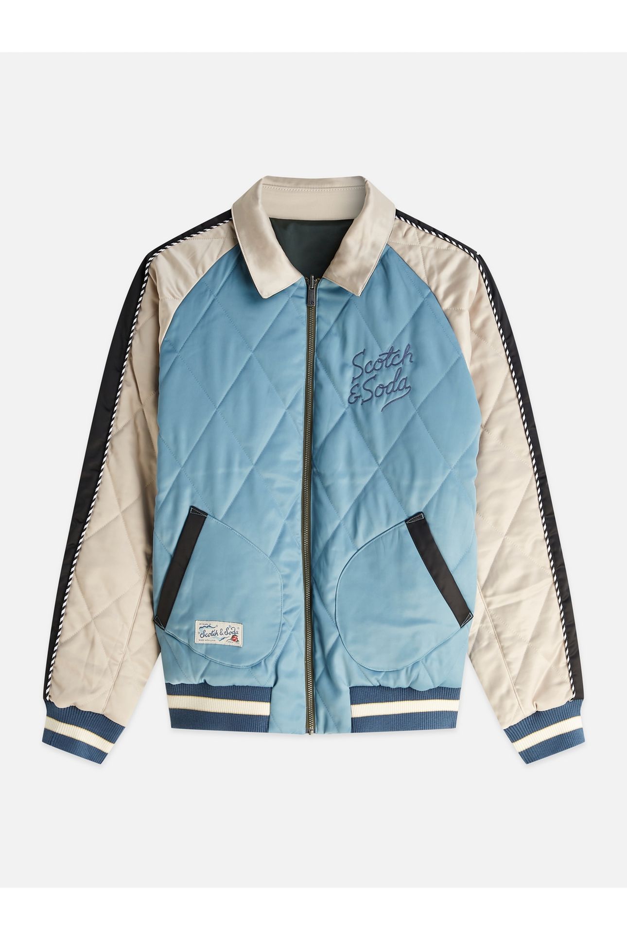 THE 40TH ANNIVERSARY SOUVENIR BOMBER JACKET DARK GREEN 1