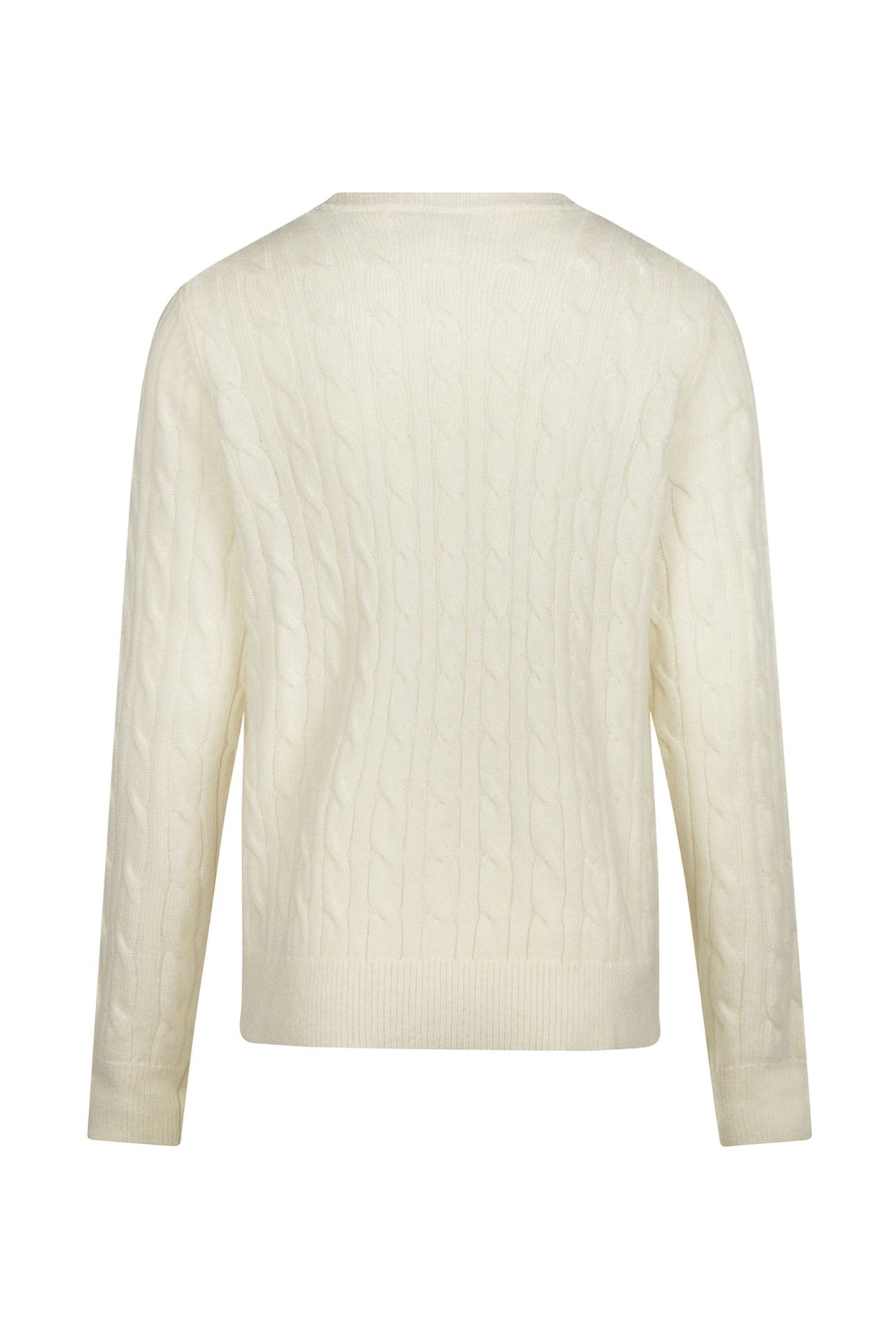BUTTON CABLE CARDIGAN OFF WHITE 3