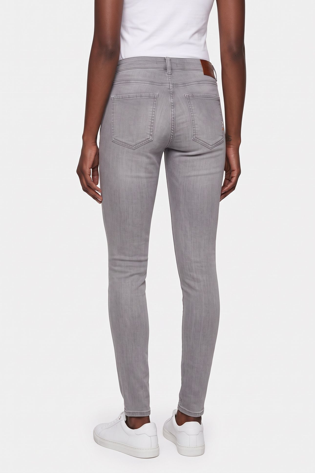BOHEMIENNE MID RISE SKINNY JEANS GREY ROOTS 2