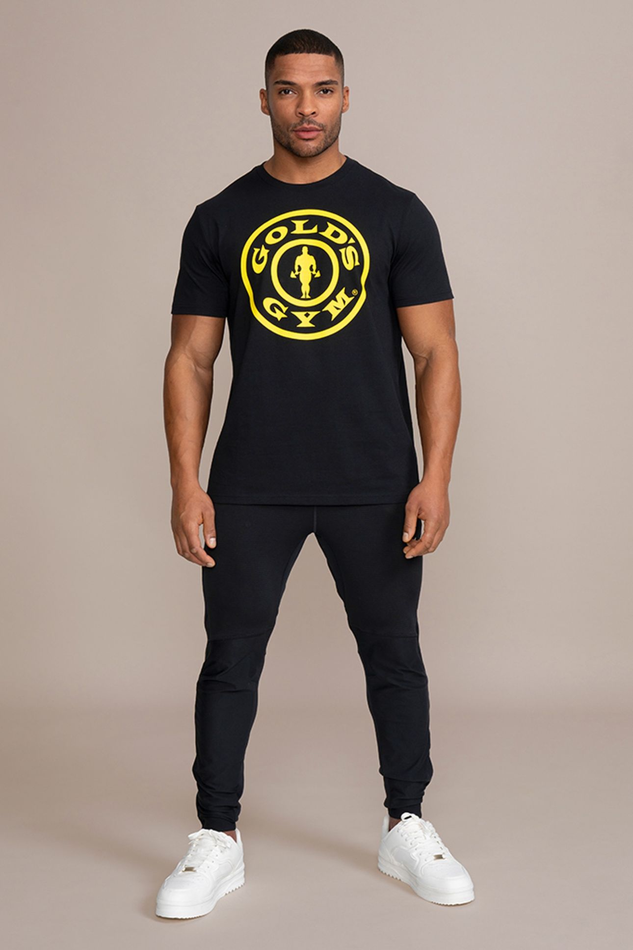 WEIGHT PLATE CREW NECK TEE BLACK 1