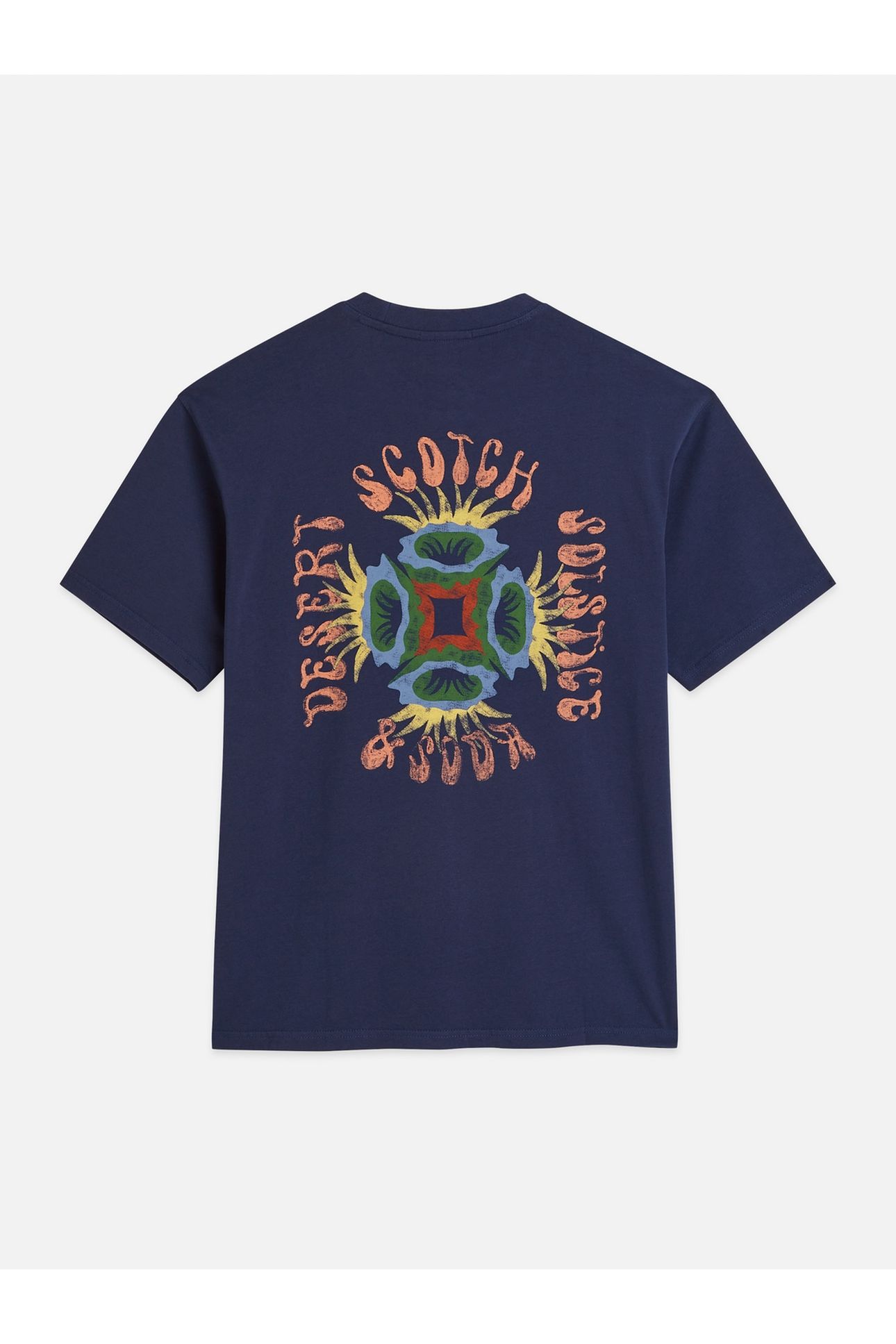 FRONT AND BACK ARTWORK RELAXEDFIT TSHIRT NAVY 5