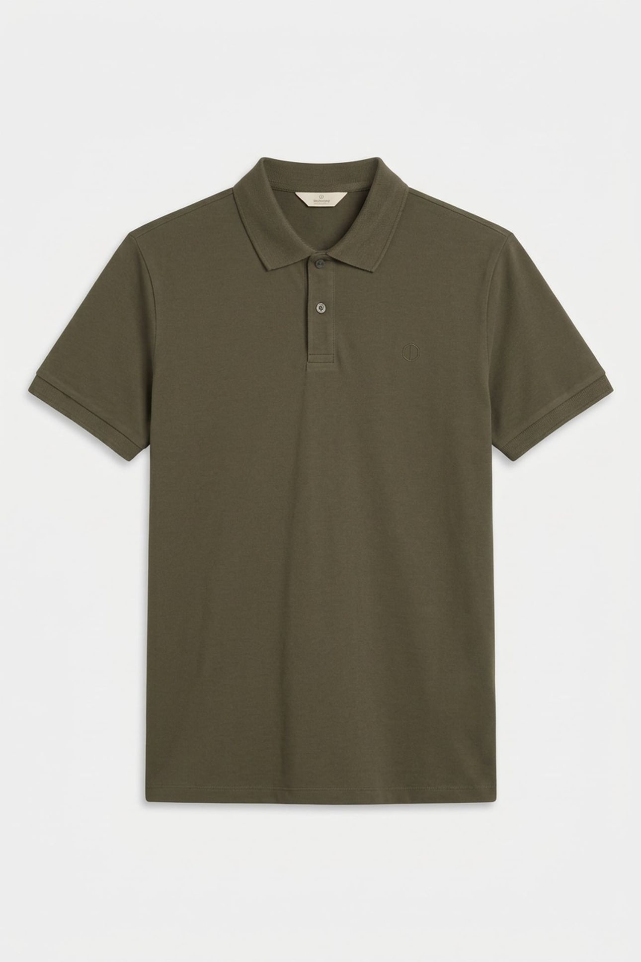 DS-BOWIE V-NECK POLO DARK ARMY 3
