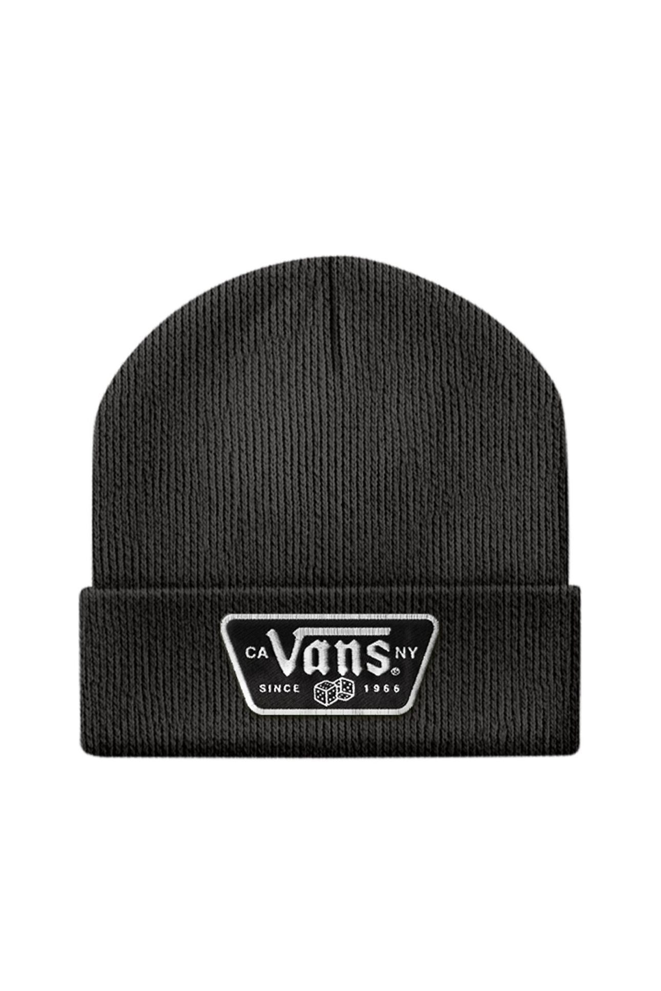 UNISEX KNU PATCH BEANIE BLACK 2