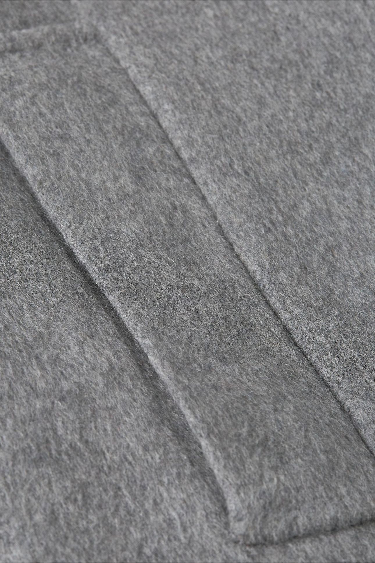 DF WOOL GOLD BUTTON MED HEATHER GREY 8