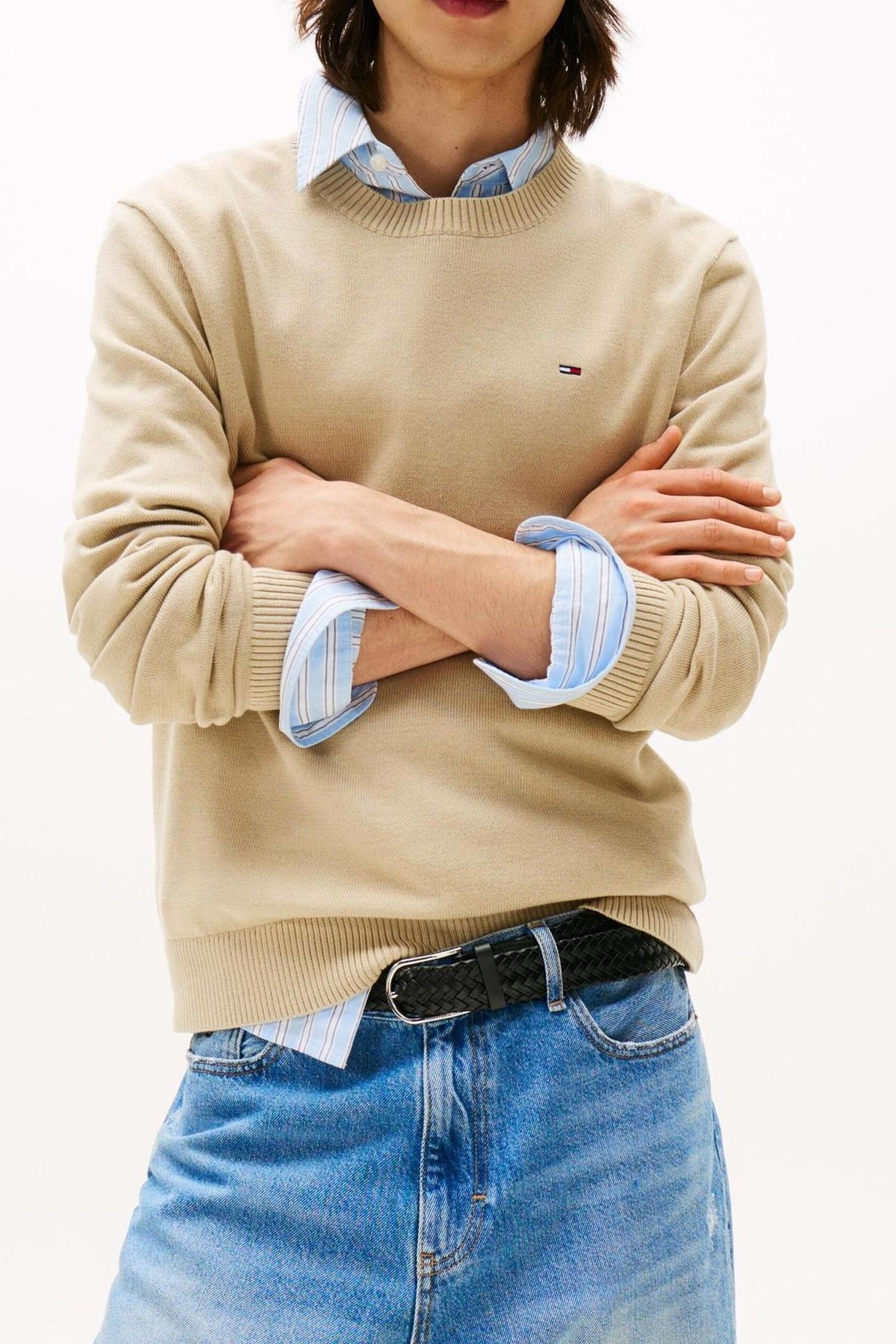 TJM SLIM ESSENTIAL LIGHT SWEATER SILT 5