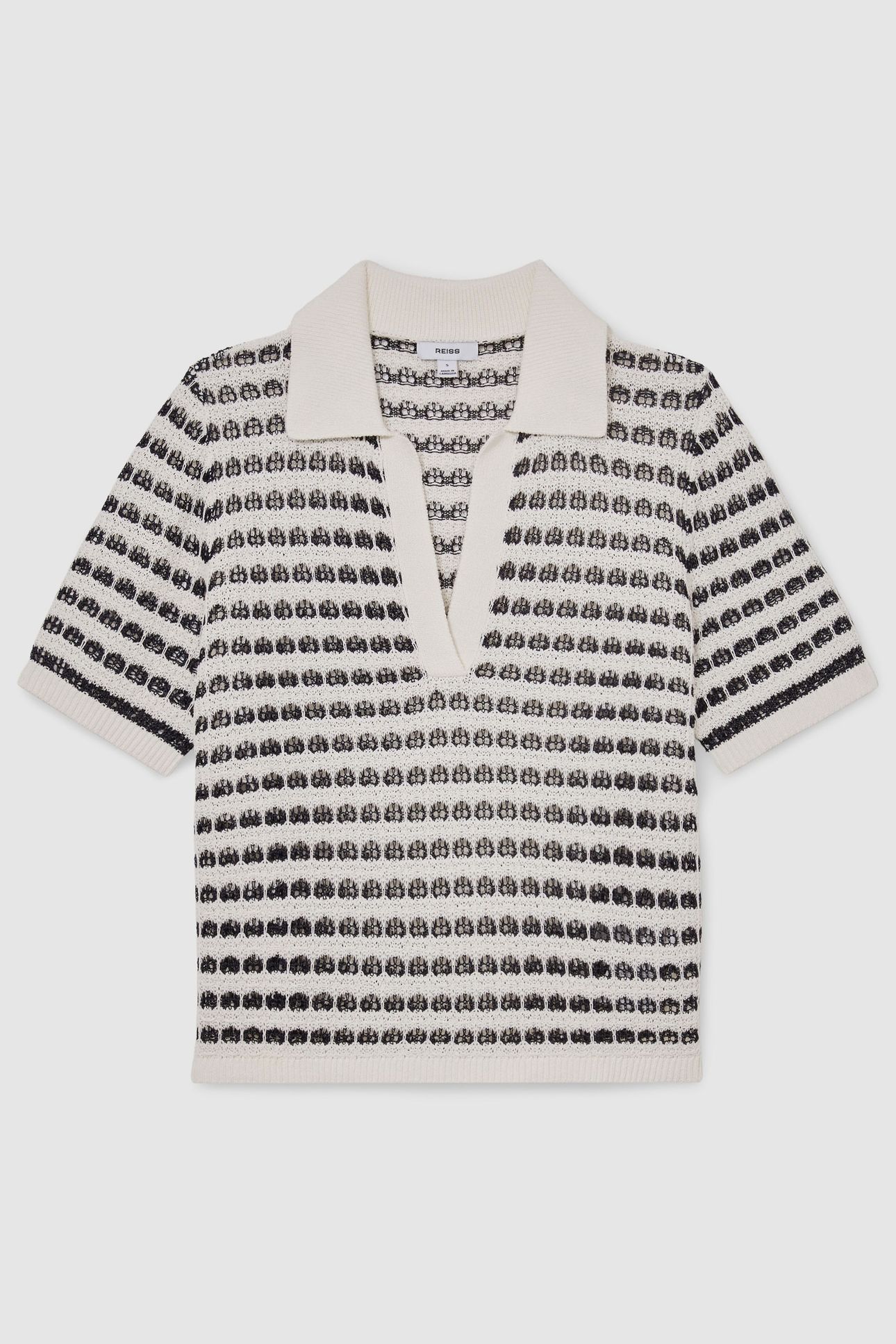 PATTERN POLO WHITE/NAVY 4
