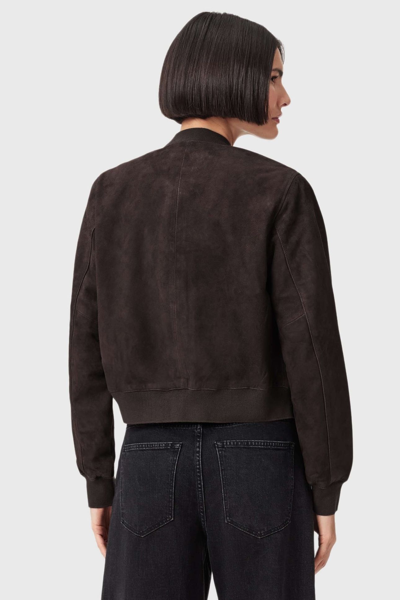 ORTEN SUEDE BOMBER BITTER BROWN 2
