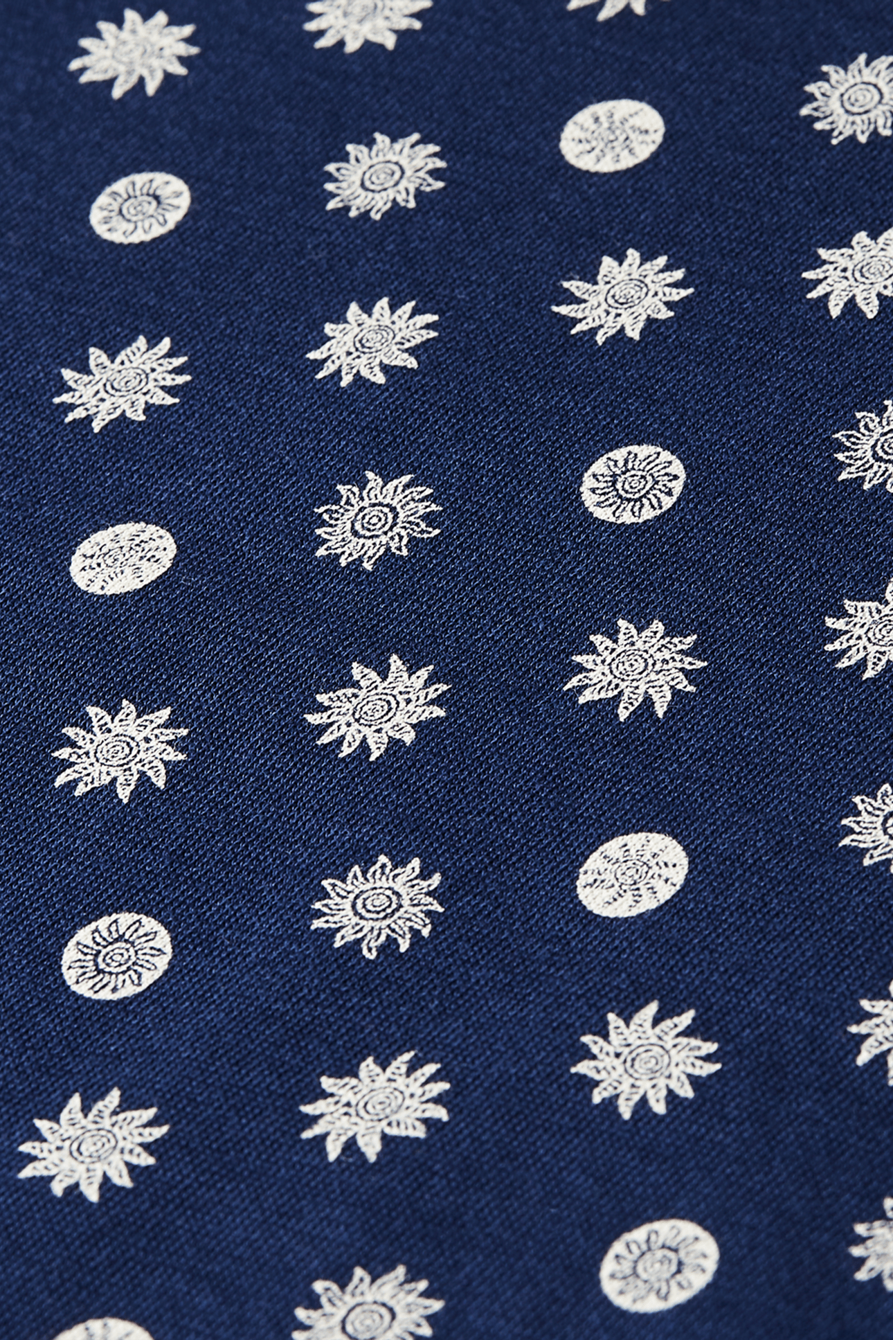 MICRO-PRINTED REGULAR-FIT T-SHIRT NAVY 3
