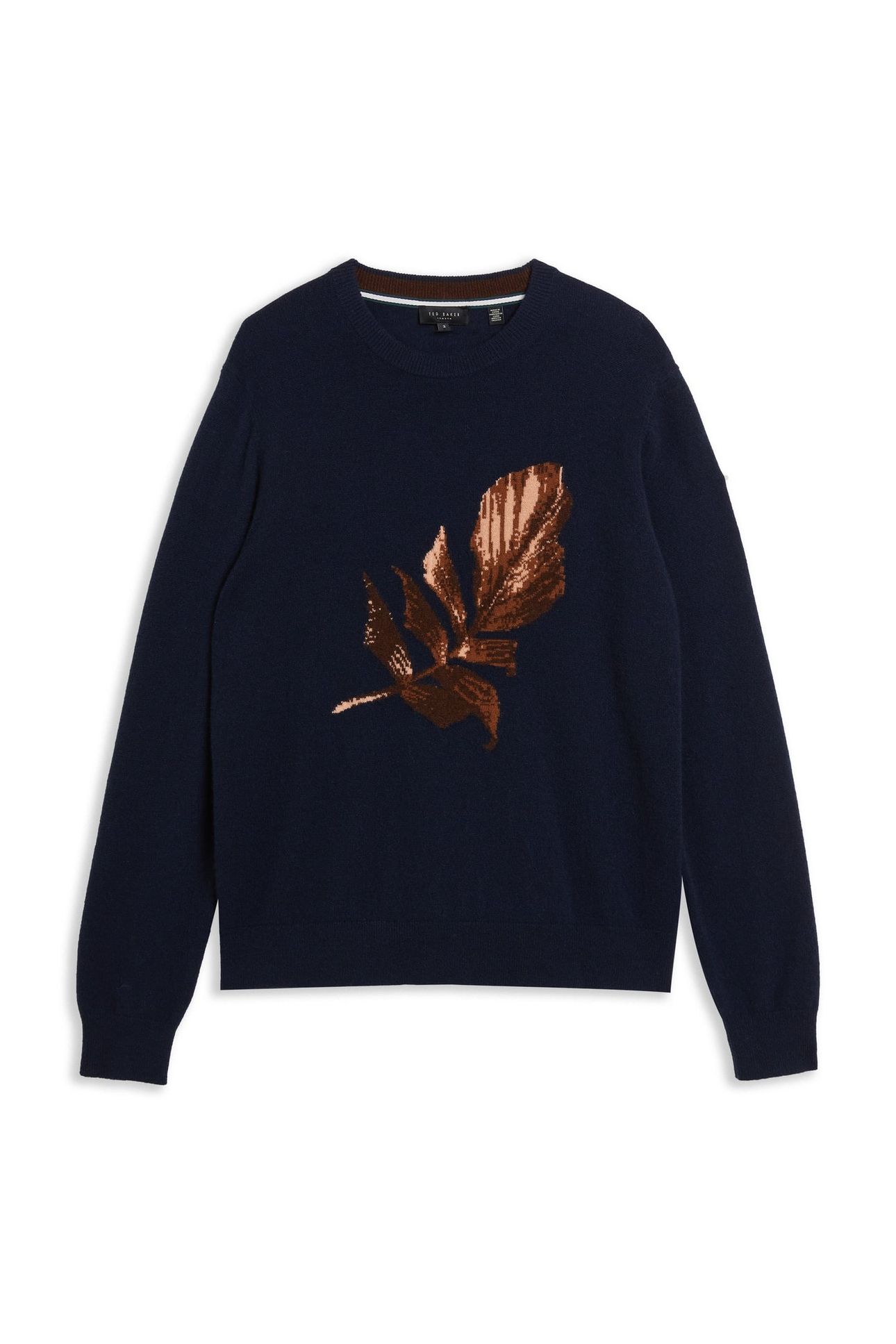 ATESY LS REGULAR CASHMERE CREW NECK NAVY 3