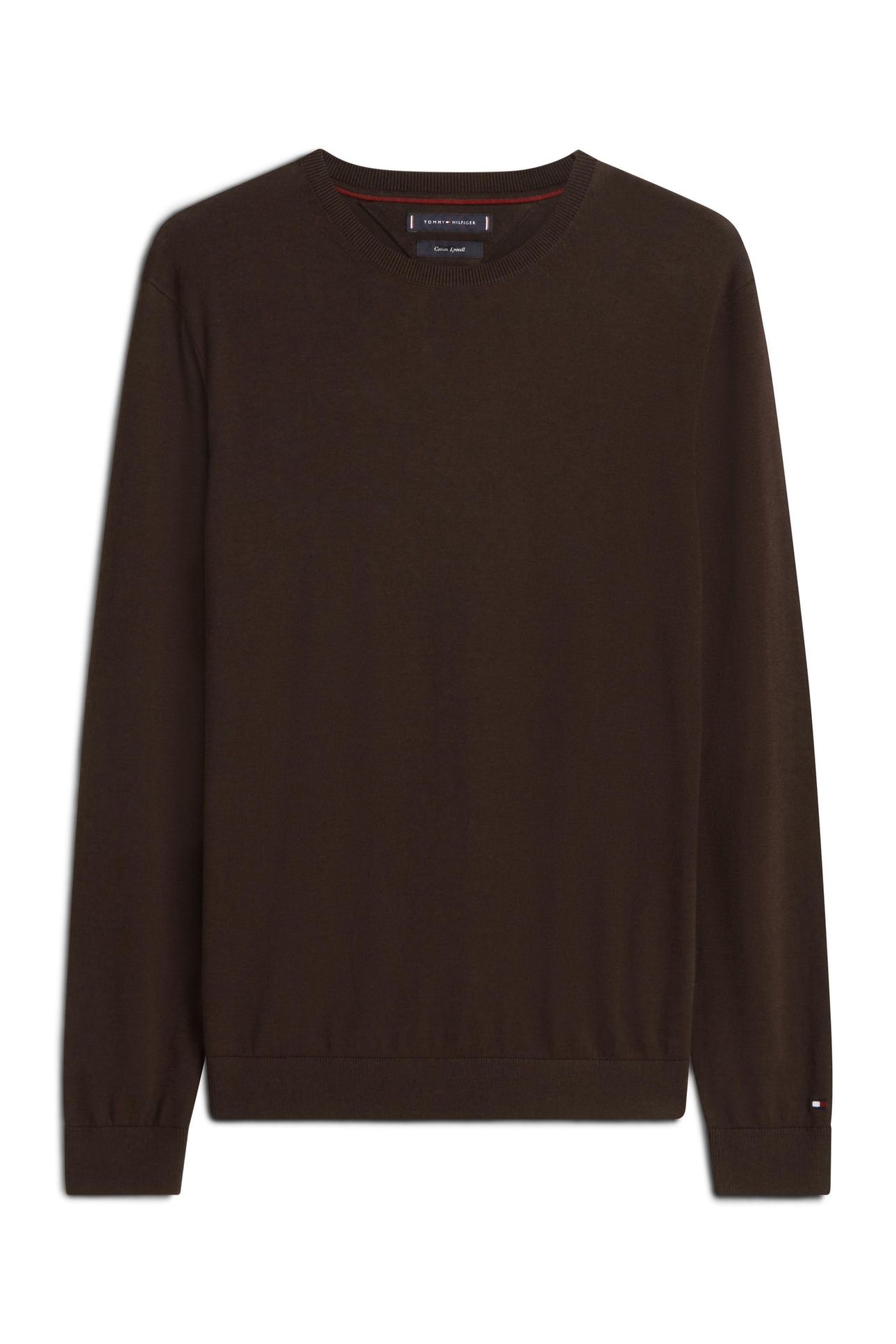 DC COTTON/LYOCELL CREWNECK CHOCOLATE 1
