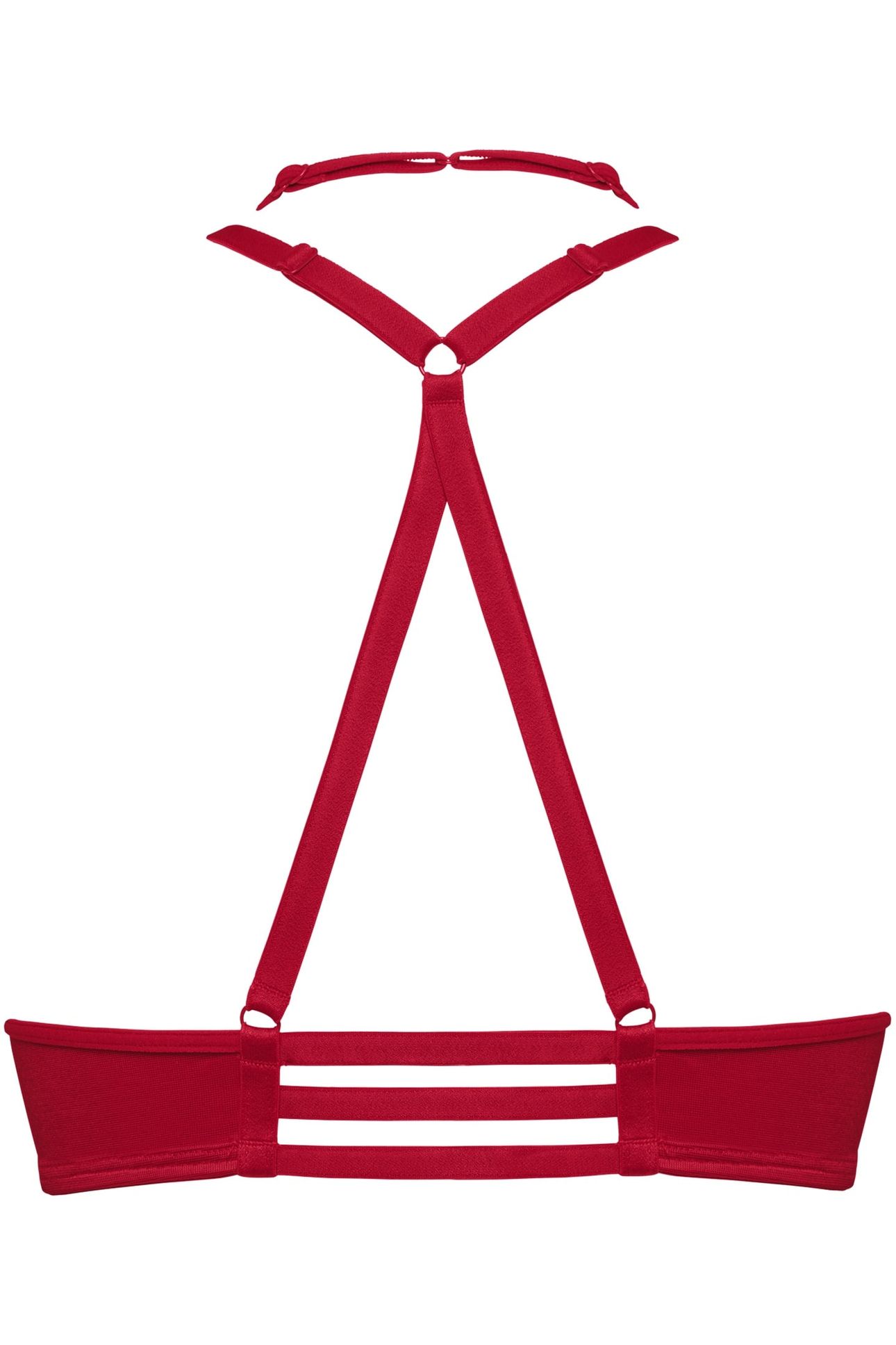 THE ART OF LOVE RED HEART PUSH UP BRA 4