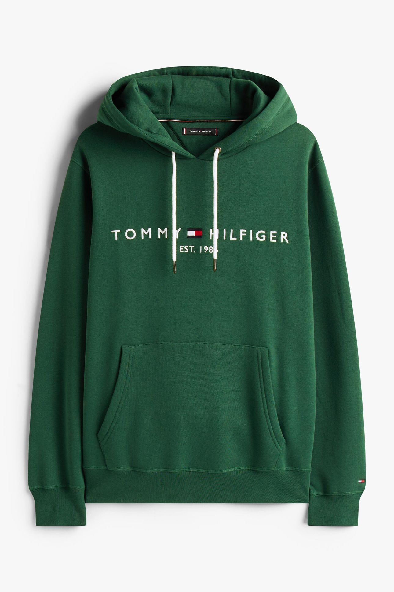 TOMMY LOGO HOODY ORNAMENTAL GREEN 3