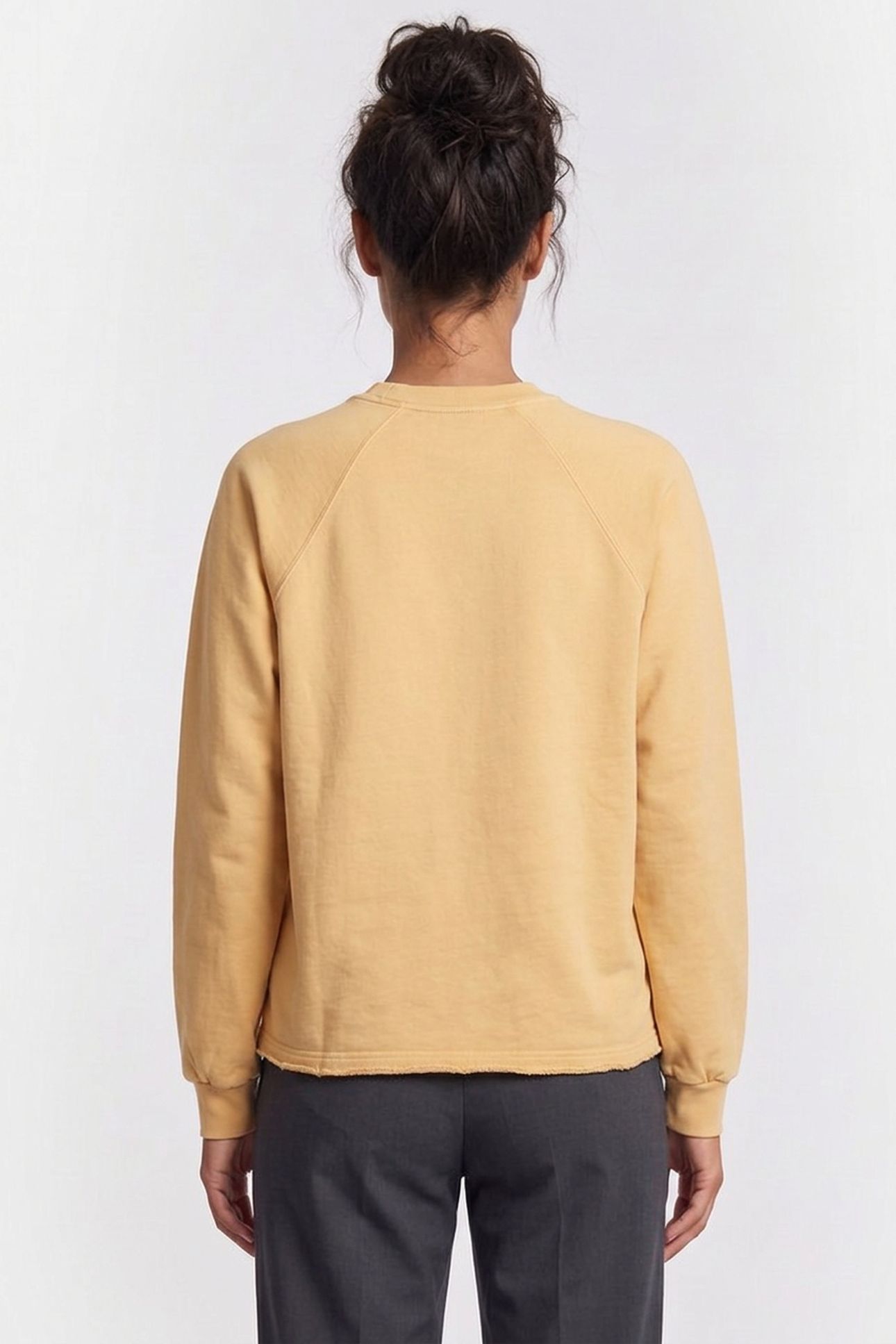 UNISEX SWEATSHIRT KICK OUT YELLOW 3