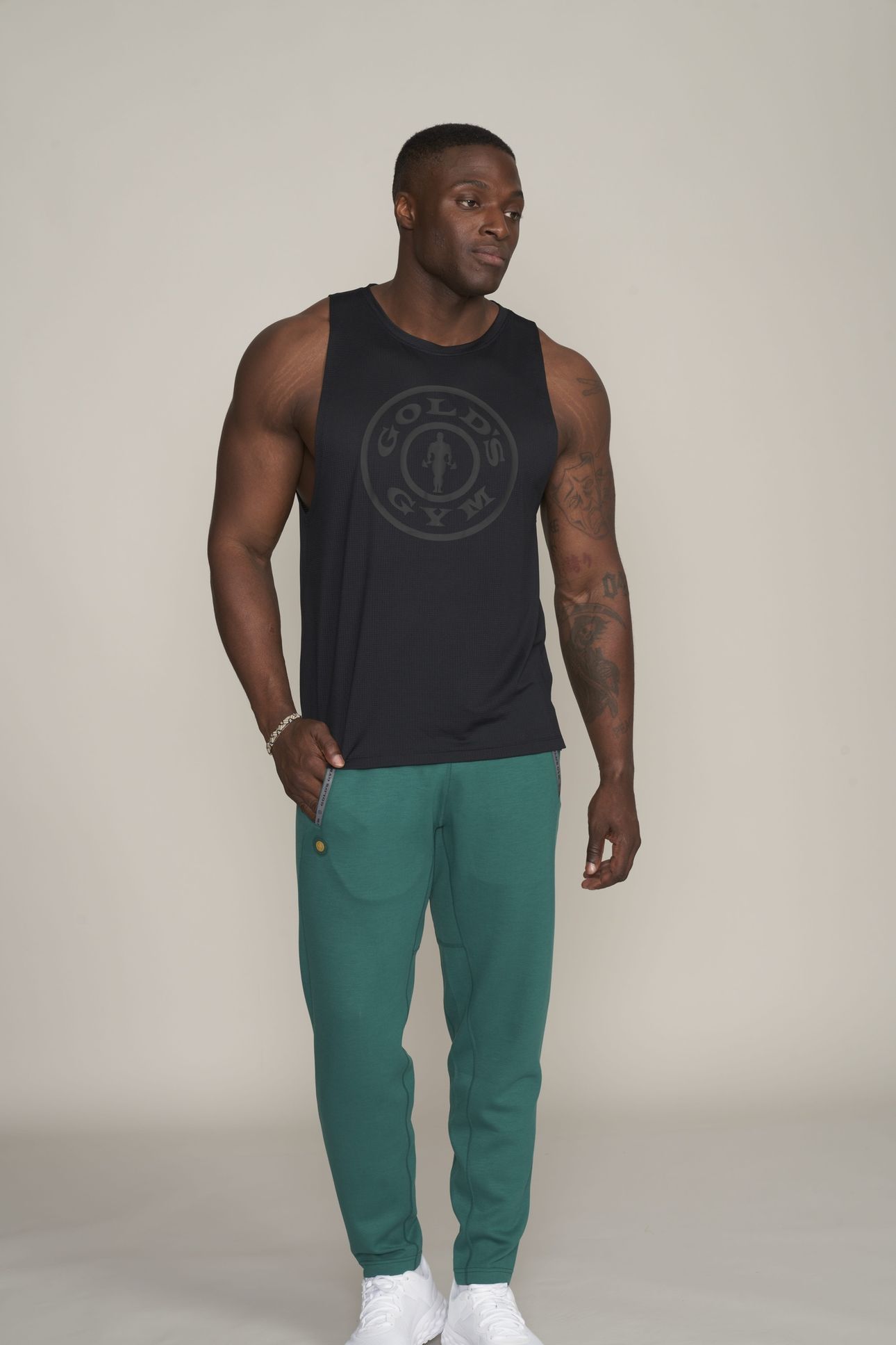 MENS TANKTOP - PIERCE BLACK 2