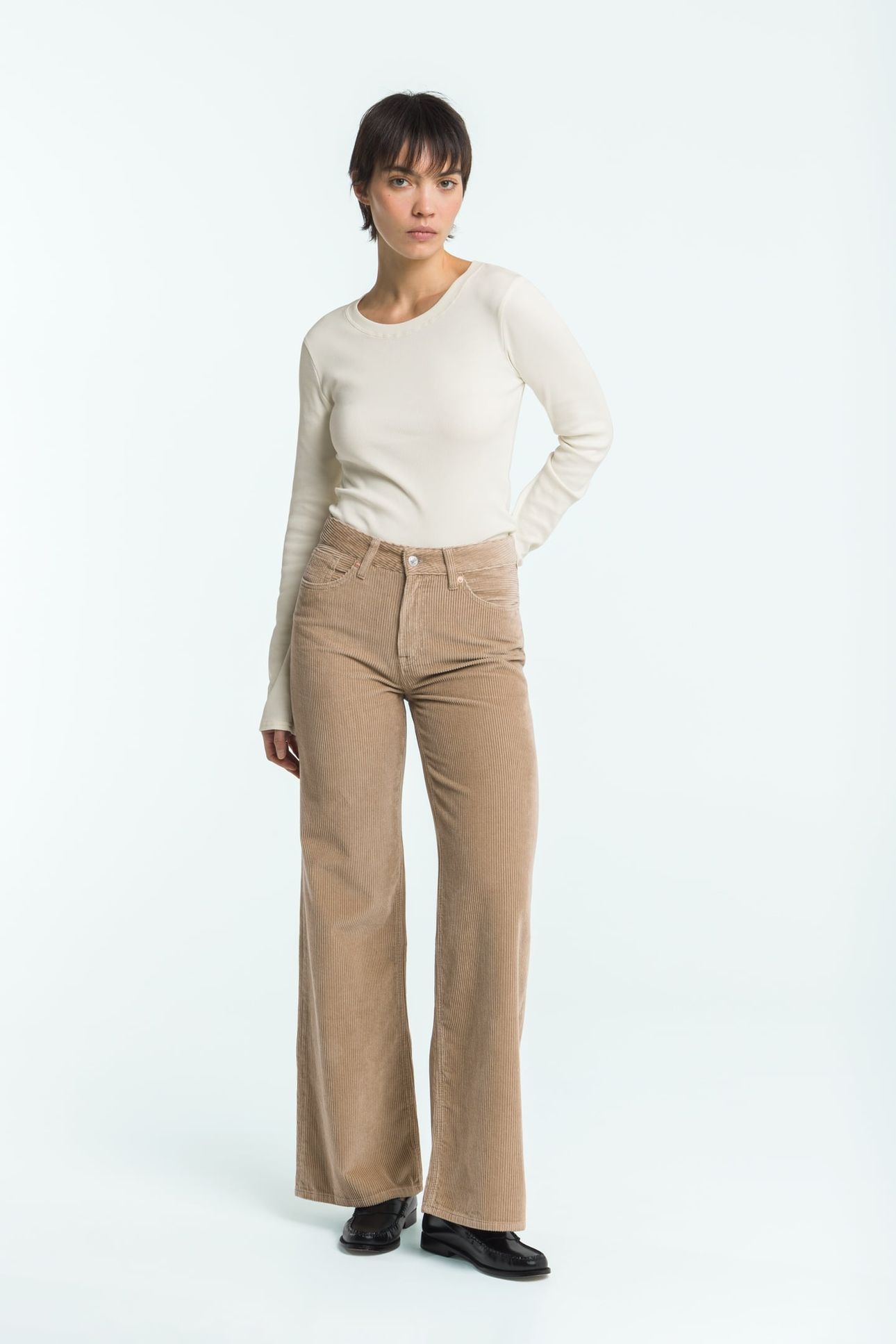 JANE PANTS SILVER MINK 1