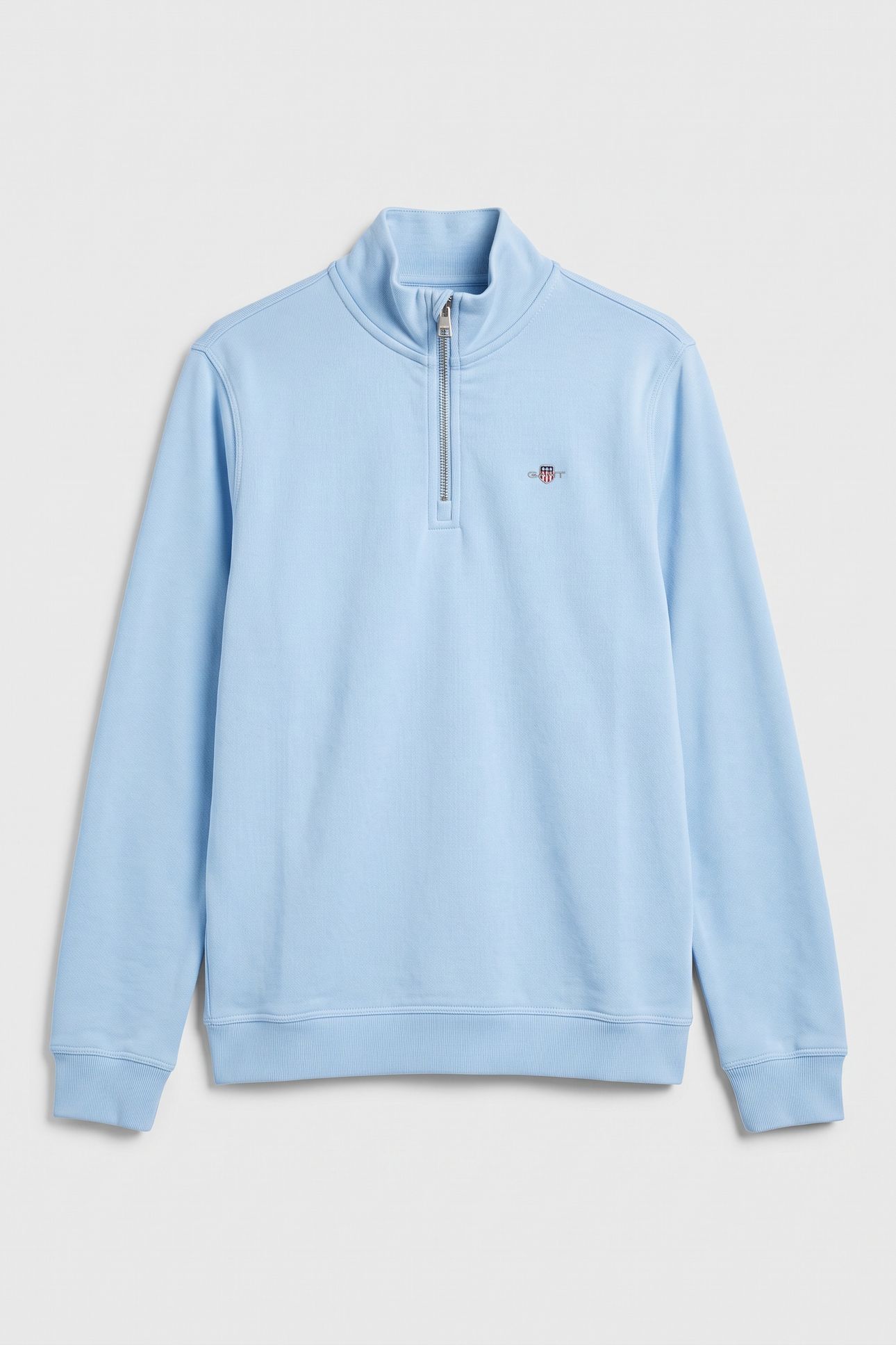 TEEN BOYS SHIELD HALF ZIP SWEATSHIRT SKY BLUE 1