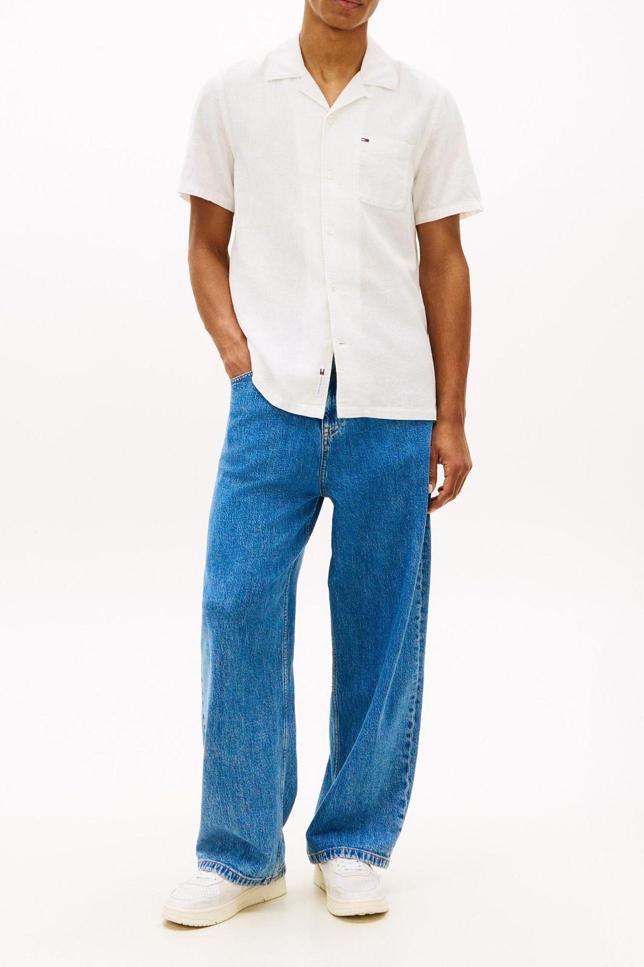 TJM REG LINEN BLEND ECRU 4