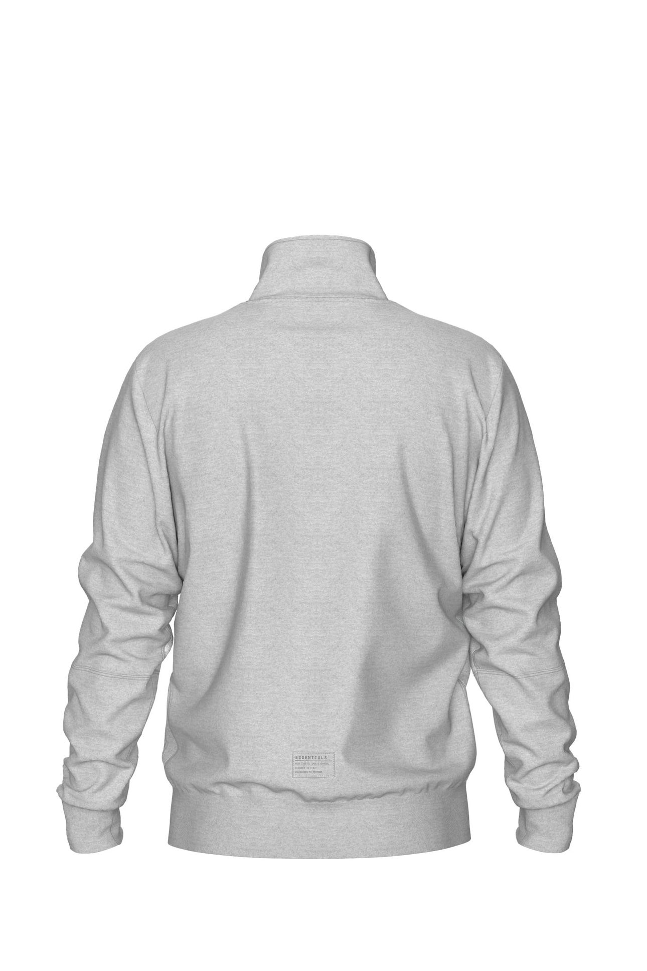 TEAM ESSENTIAL JACKET MEDIUM GREY HEATHER 4