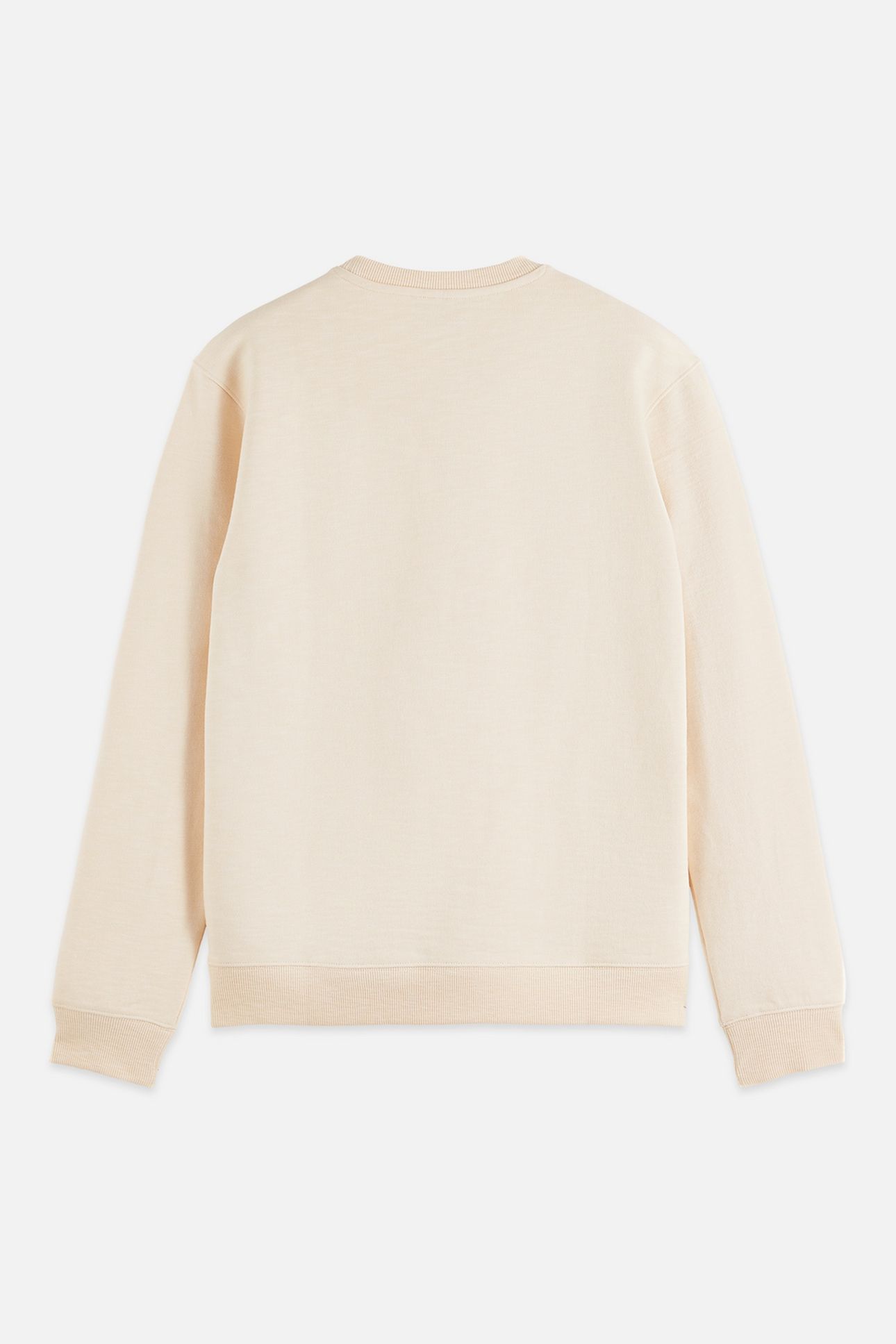CHEST LOGO REGULAR-FIT SWEATSHIRT LIGHT BEIGE 2