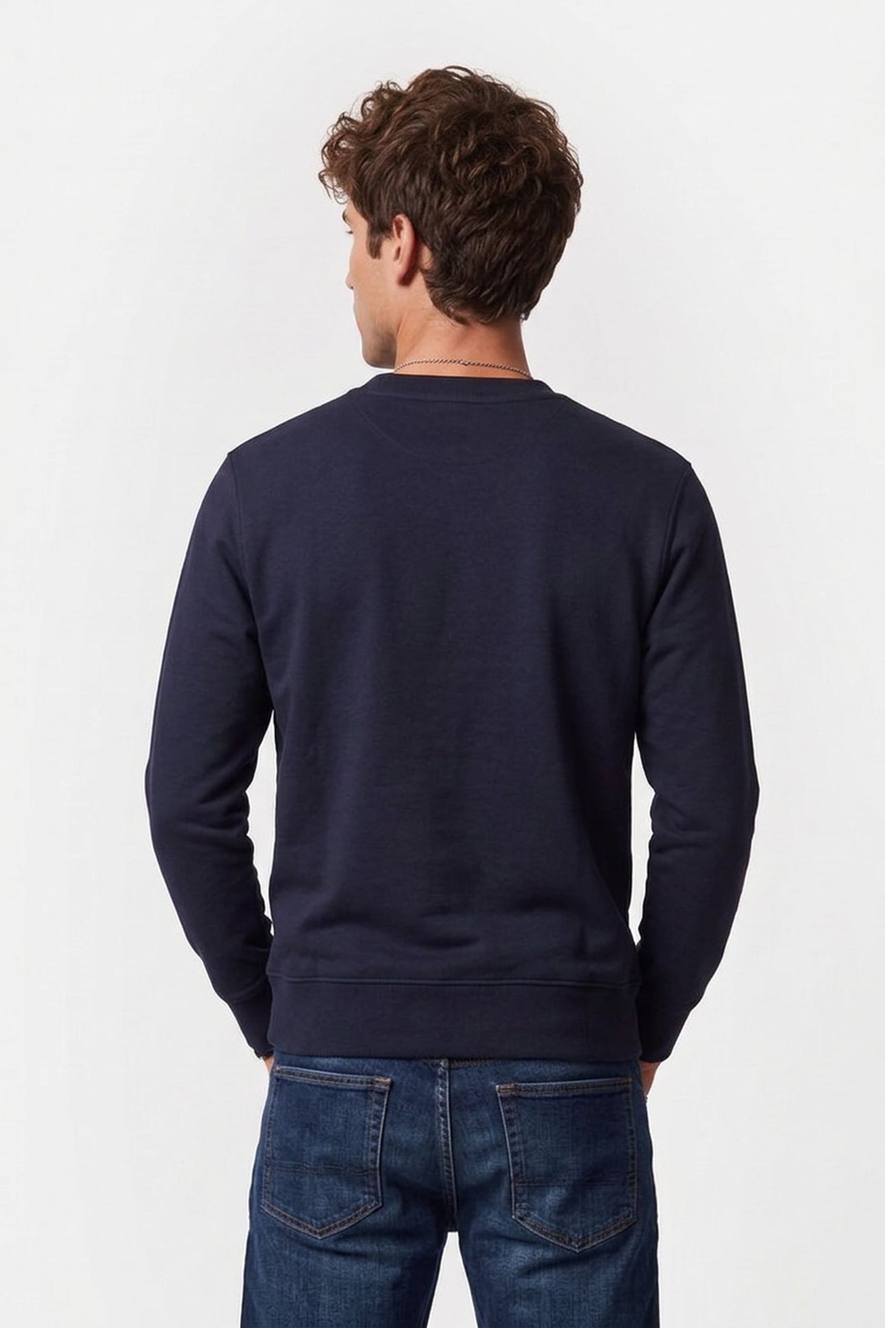GRAPHIC CREW NECK EVENING BLUE 2