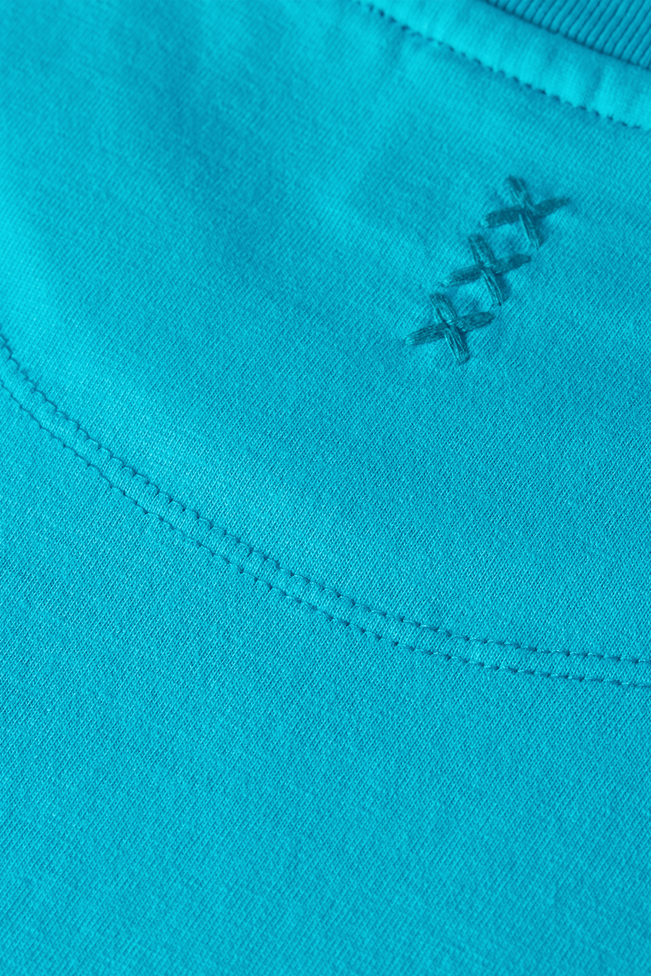 3 CROSSES GARMENTDYED RELAXEDFIT TSHIRT NAVY 7