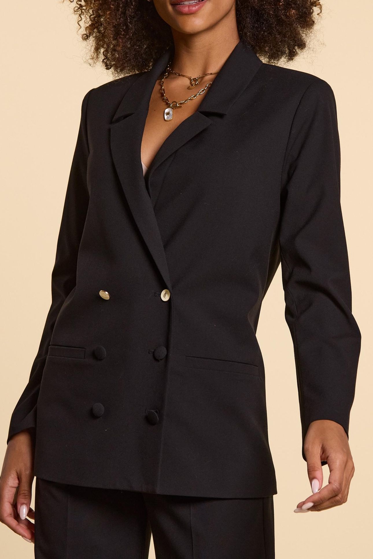 CHARCOAL HOUNDSTOOTH SUIT JACKET 1
