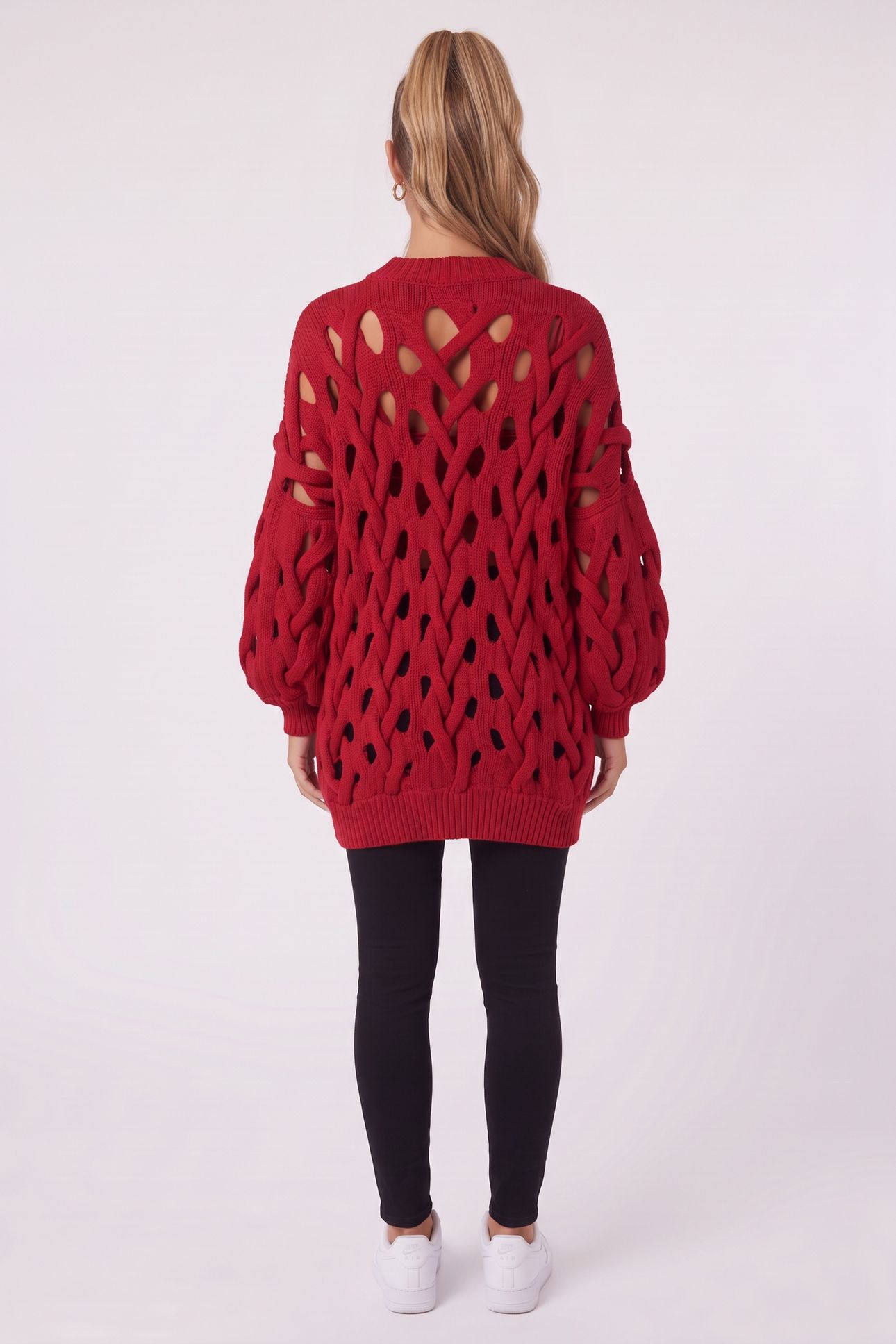 ELLA SWEATER RED 2
