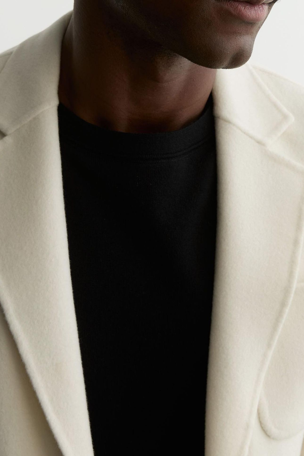 SB 2B NOTCH SPLITABLE WOOL BLAZER OFF WHITE 7